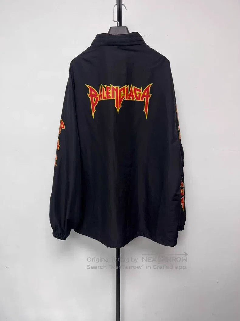 Balenciaga Balenciaga Lightning Letter Logo Pattern Printed Hooded Wi Size US S / EU 44-46 / 1 - 1 Thumbnail