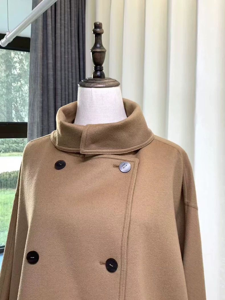 Loewe Loewe Loose camel colored cashmere coat Size 4XL / US 24-26 - 2 Thumbnail
