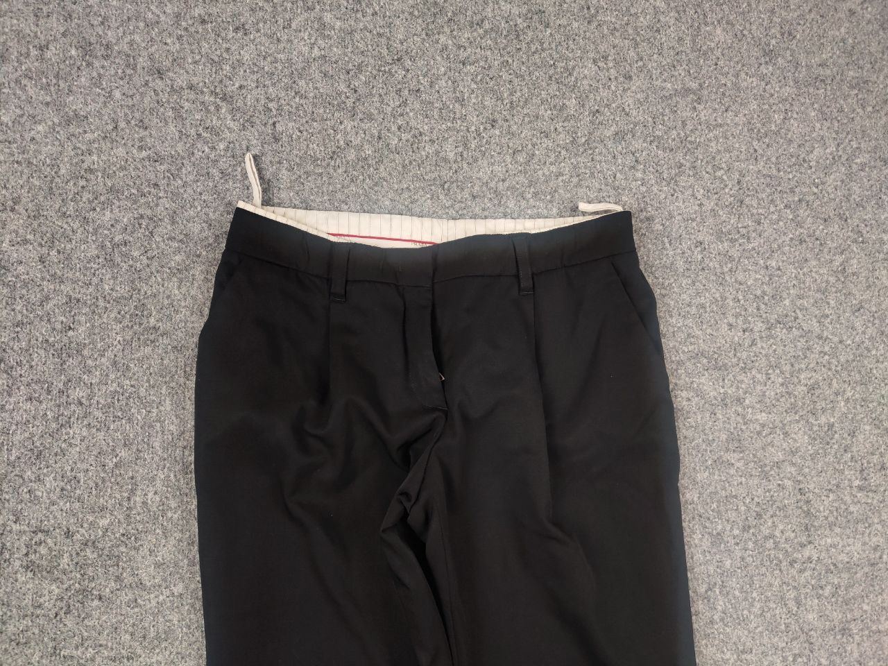 Prada Archive Vintage 00's Prada Wool drawstrings Trouser Pants Size 30" / US 8 / IT 44 - 8 Thumbnail