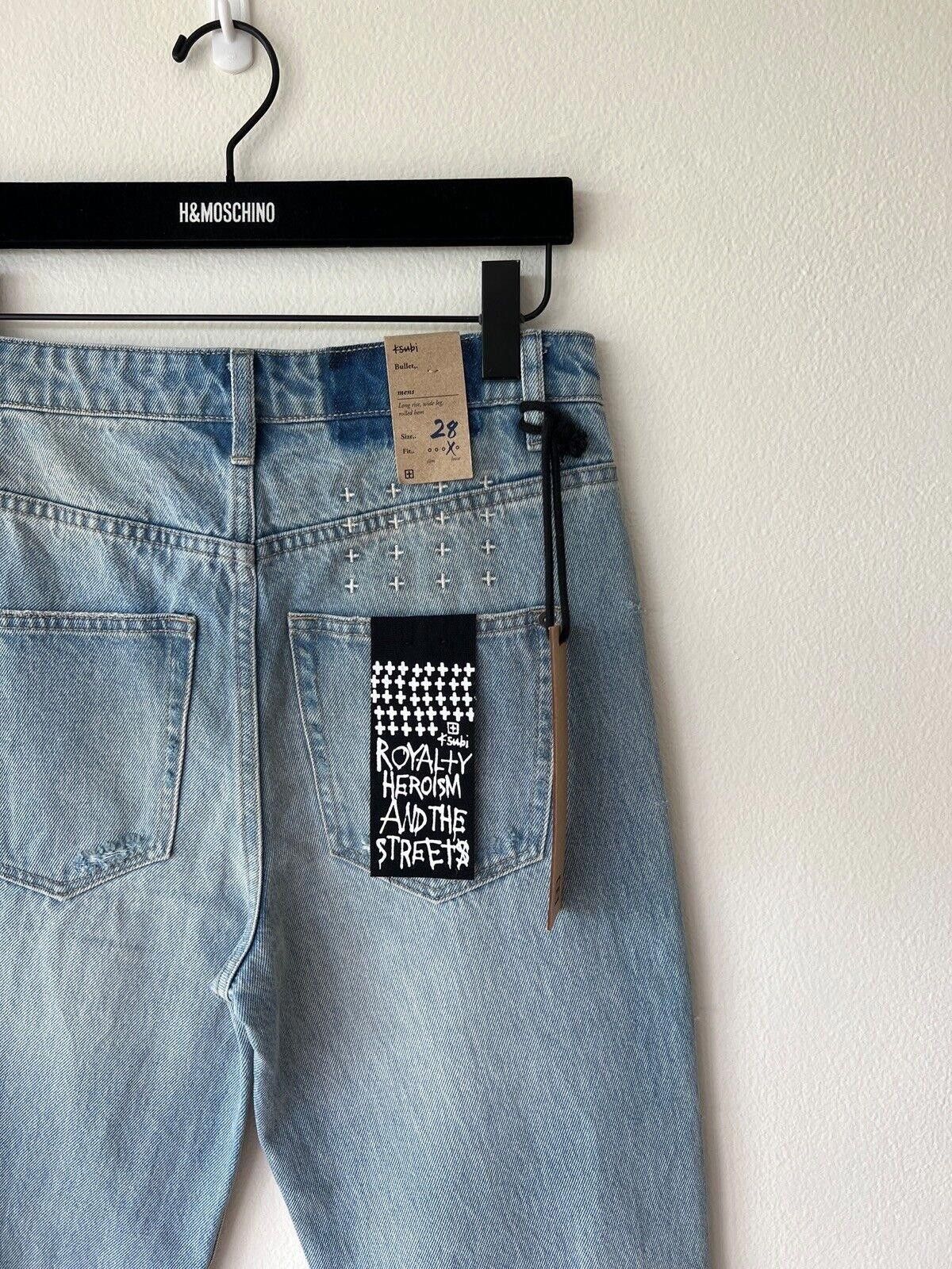 Ksubi new Ksubi mens denim jean 28 small bullet doom blue Size US 28 / EU 44 - 8 Thumbnail