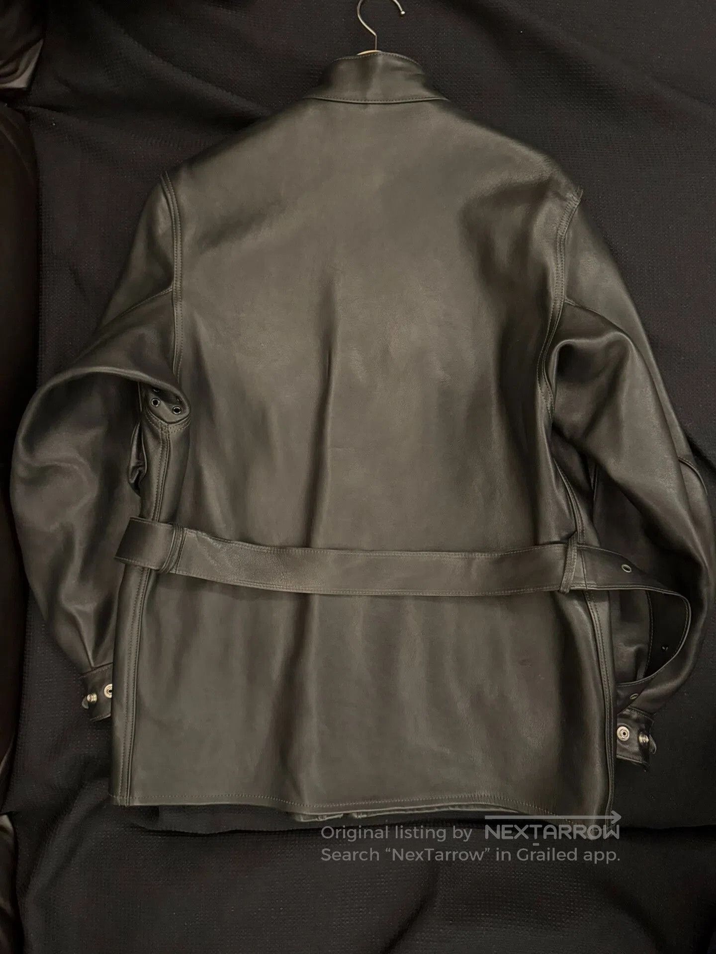 Japanese Brand Retro Horsehide Leather Moto Jacket. Size US XXS / EU 40 - 2 Thumbnail