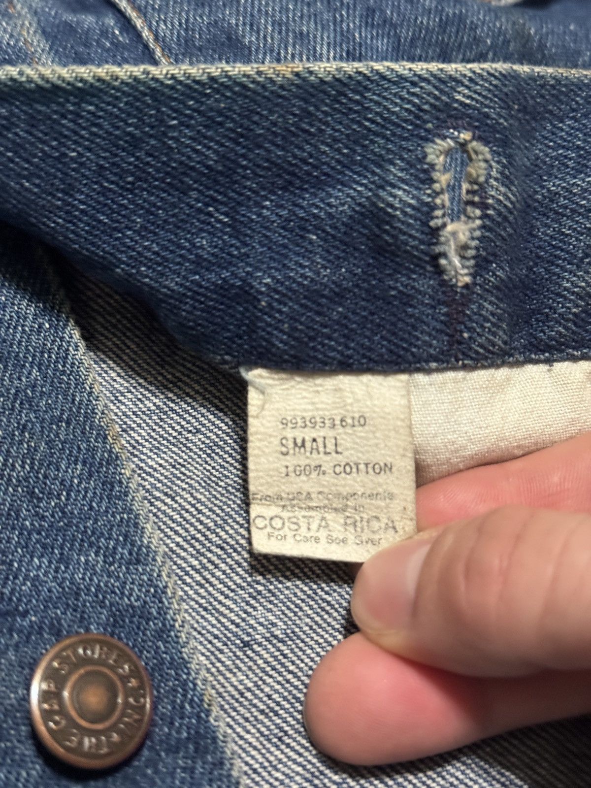 Gap Vintage 80s 90s Gap Denim Trucker Small 20x24 Jacket Size US S / EU 44-46 / 1 - 3 Thumbnail