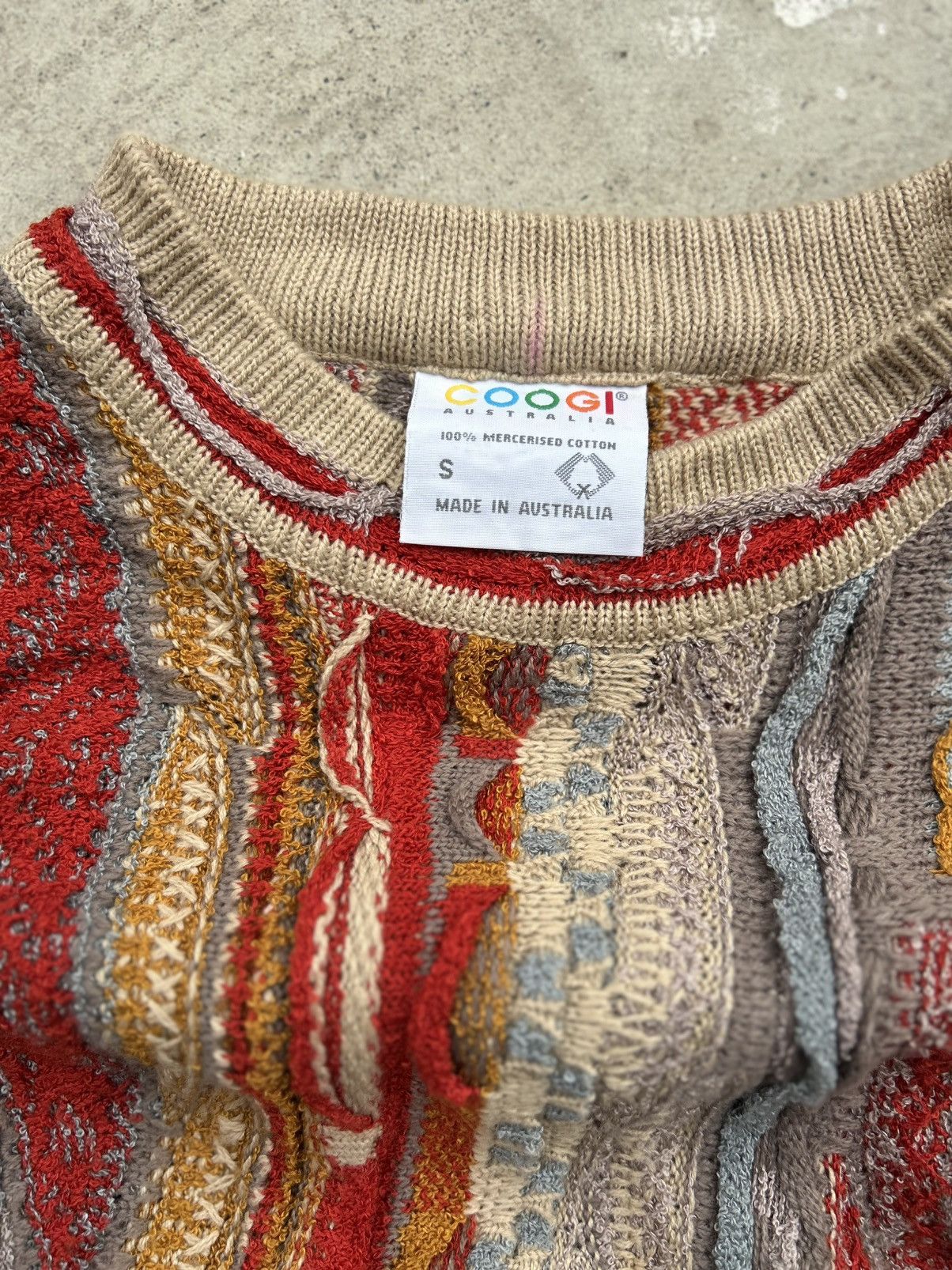 Coogi 💥GRAIL💥 CRAZIEST COOGI 3D CABLE KNIT Size US M / EU 48-50 / 2 - 7 Thumbnail