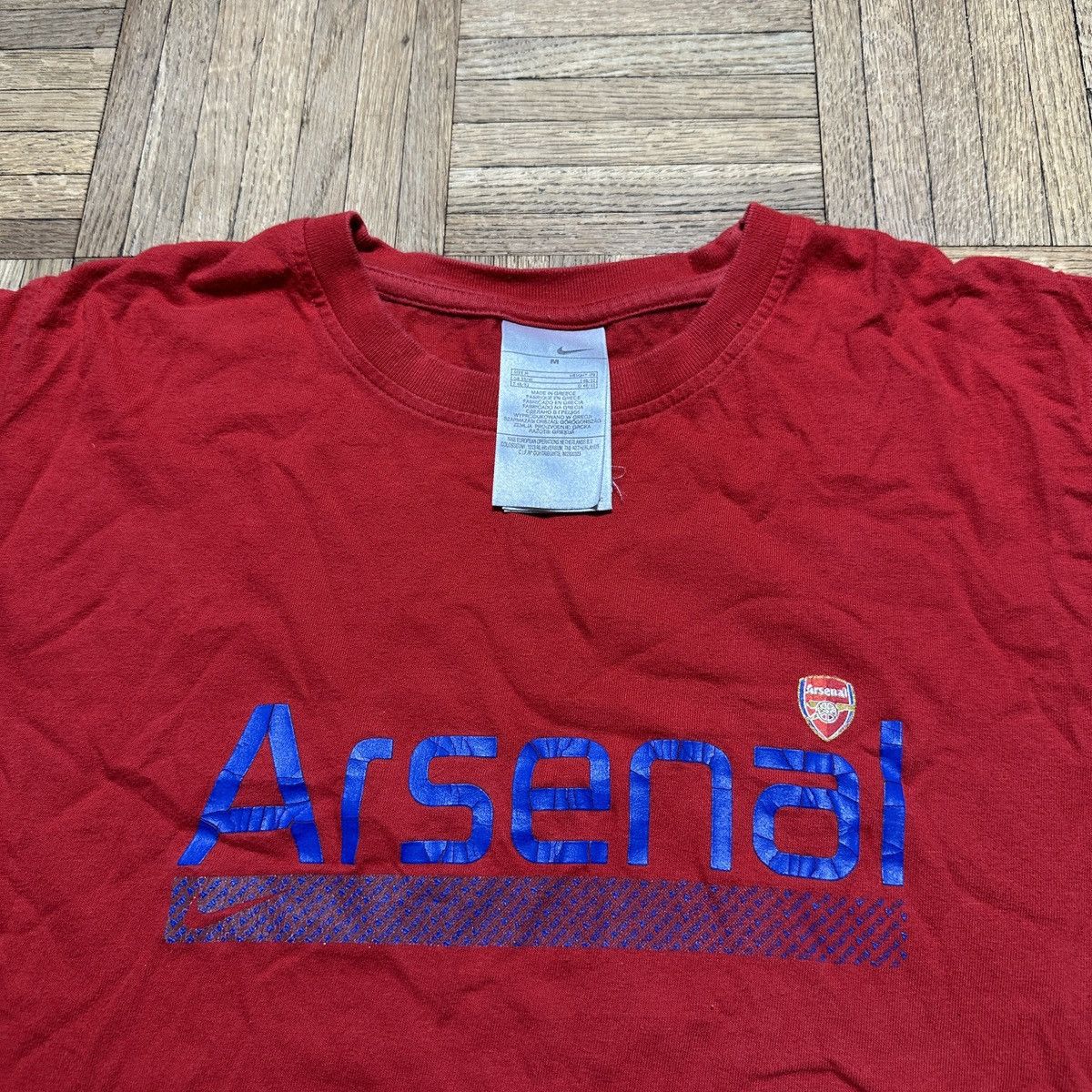 Nike × Vintage Vintage Arsenal tee Size US M / EU 48-50 / 2 - 3 Thumbnail