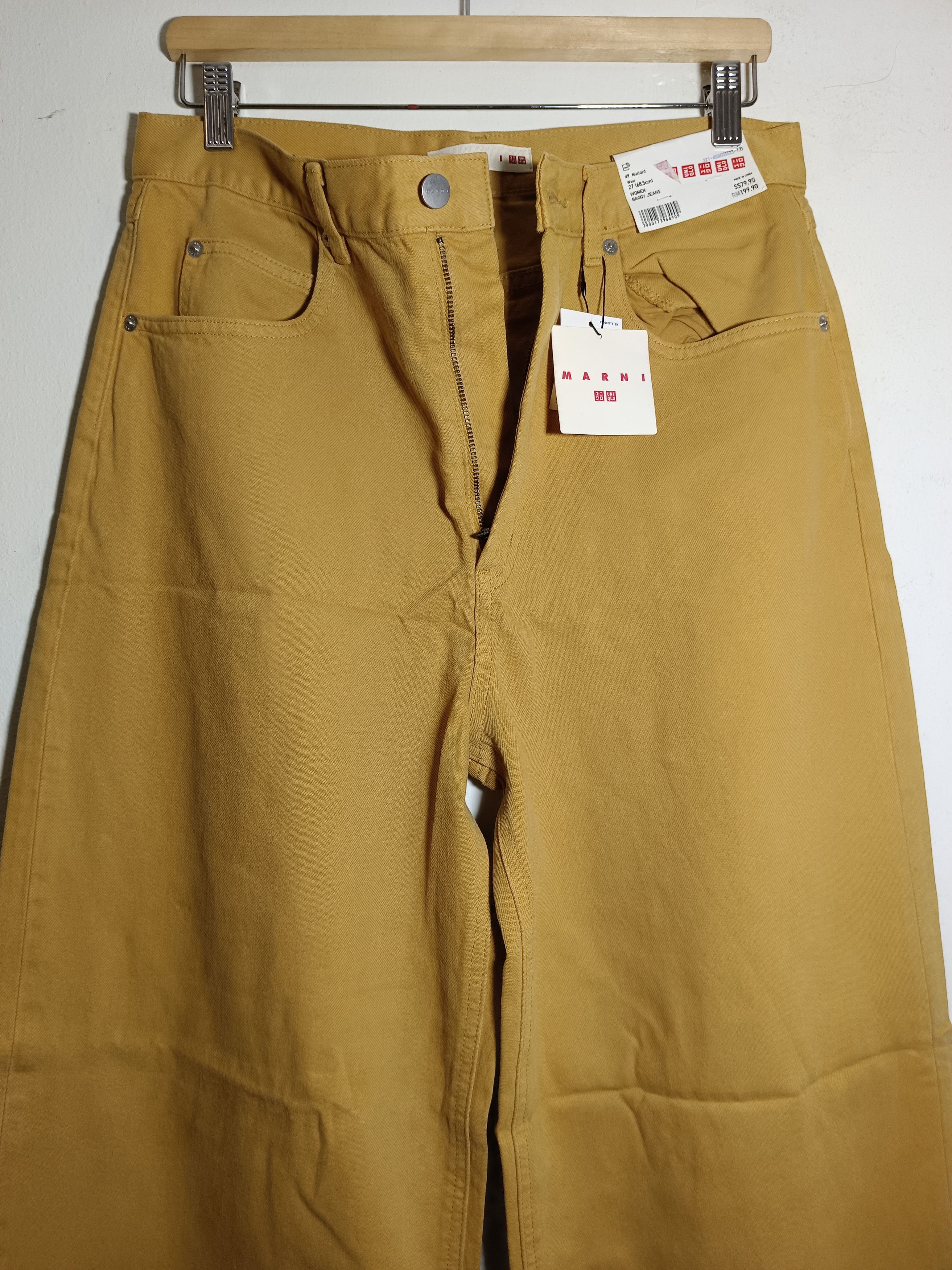 Japanese Brand × Marni Marni Uniqlo high-rise wide leg/baggy jeans Size US 28 / EU 44 - 4 Thumbnail