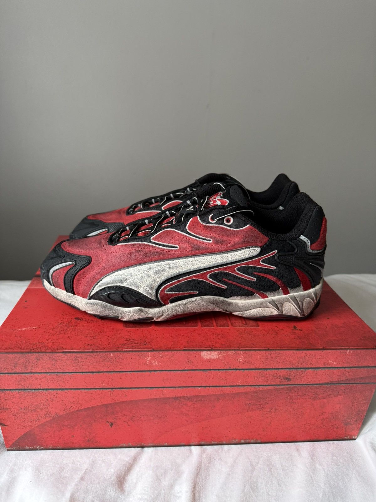 A$AP Rocky × Puma ASAP ROCKY PUMA INHALE DISTRESSED TRAINERS Size US 10 / EU 43 - 8 Thumbnail