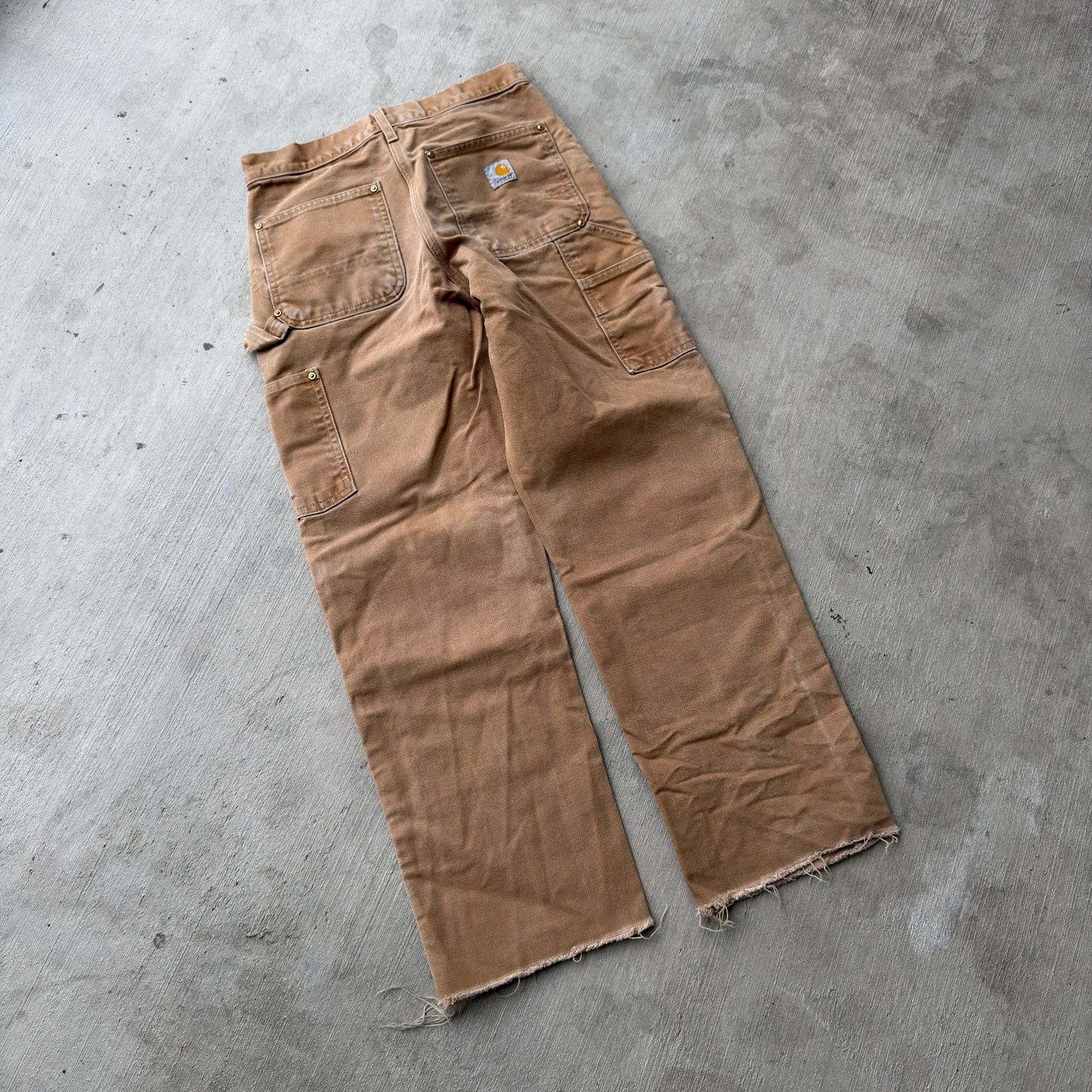 Carhartt × Vintage Carhartt brown double knee work wear carpenter pants Size US 28 / EU 44 - 4 Thumbnail