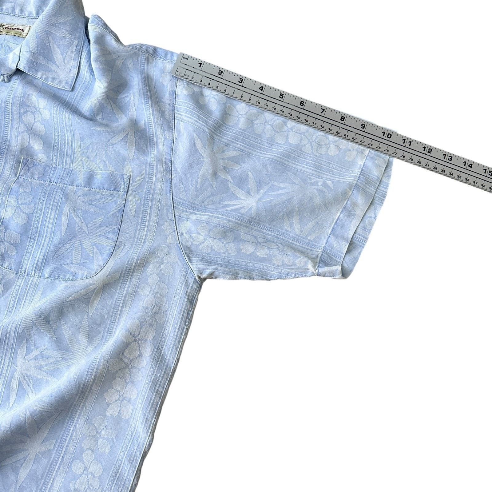 Tommy Bahama Tommy Bahama Hawaiian Shirt Men’s M Blue Floral Camp Collar Size US M / EU 48-50 / 2 - 9 Thumbnail