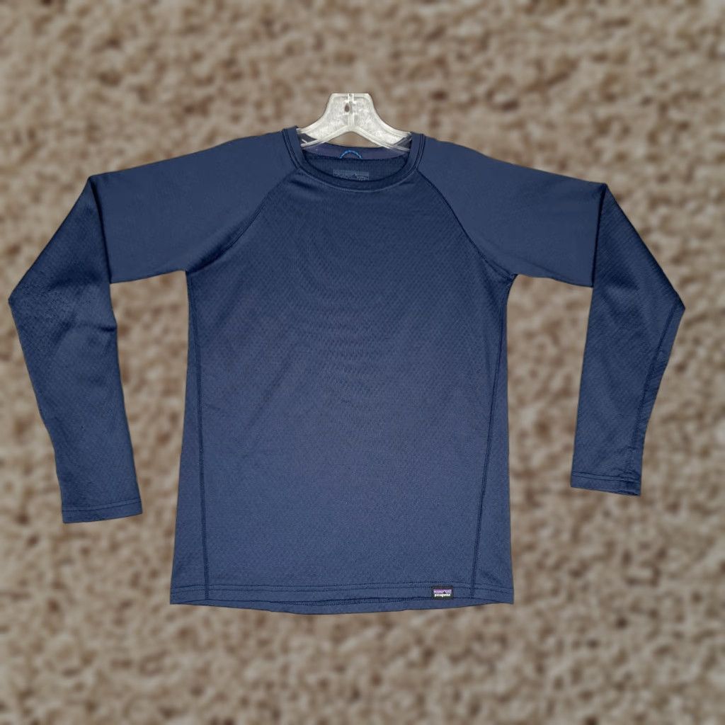 Patagonia Patagonia Shirt Junior Extra Large Blue Capilene Baselayer Long Sleeve Polyester Size XL / US 12-14 / IT 48-50 - 1 Thumbnail