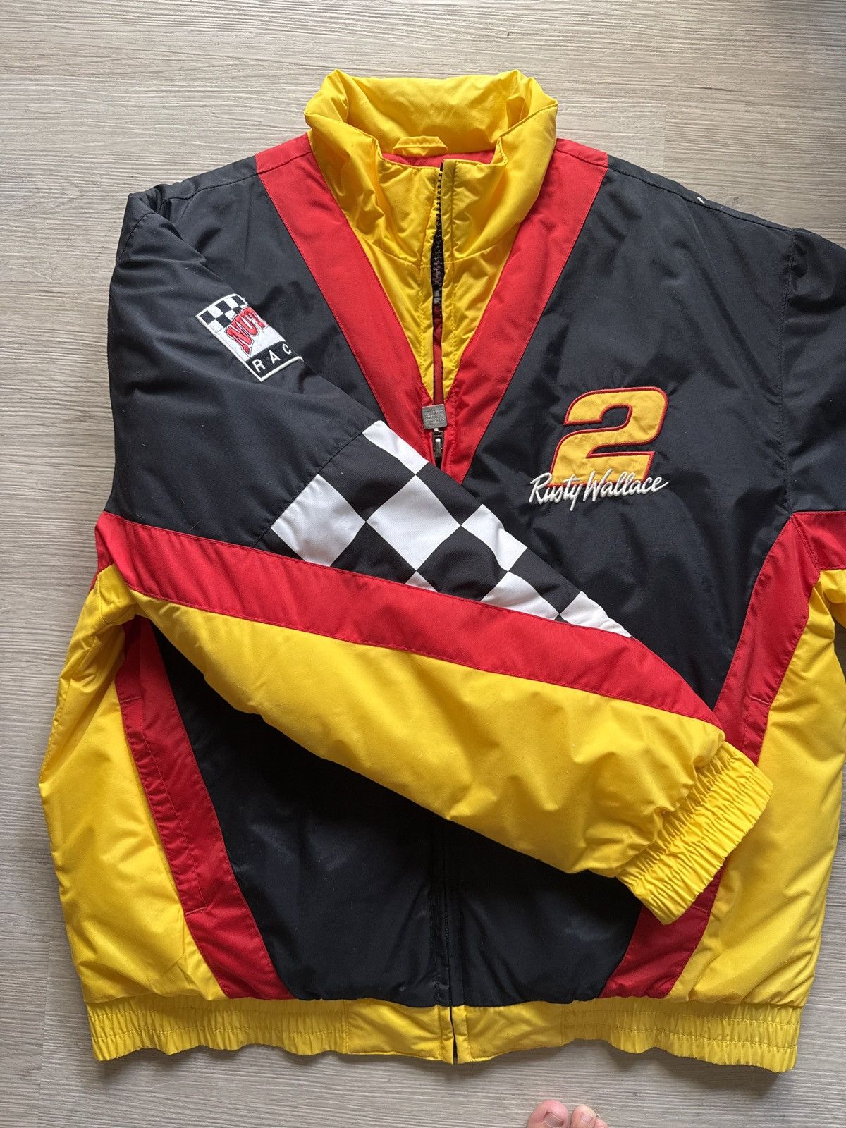 NASCAR Rusty Wallace FORD NASCAR NUTMEG jacket Size US XL / EU 56 / 4 - 6 Thumbnail