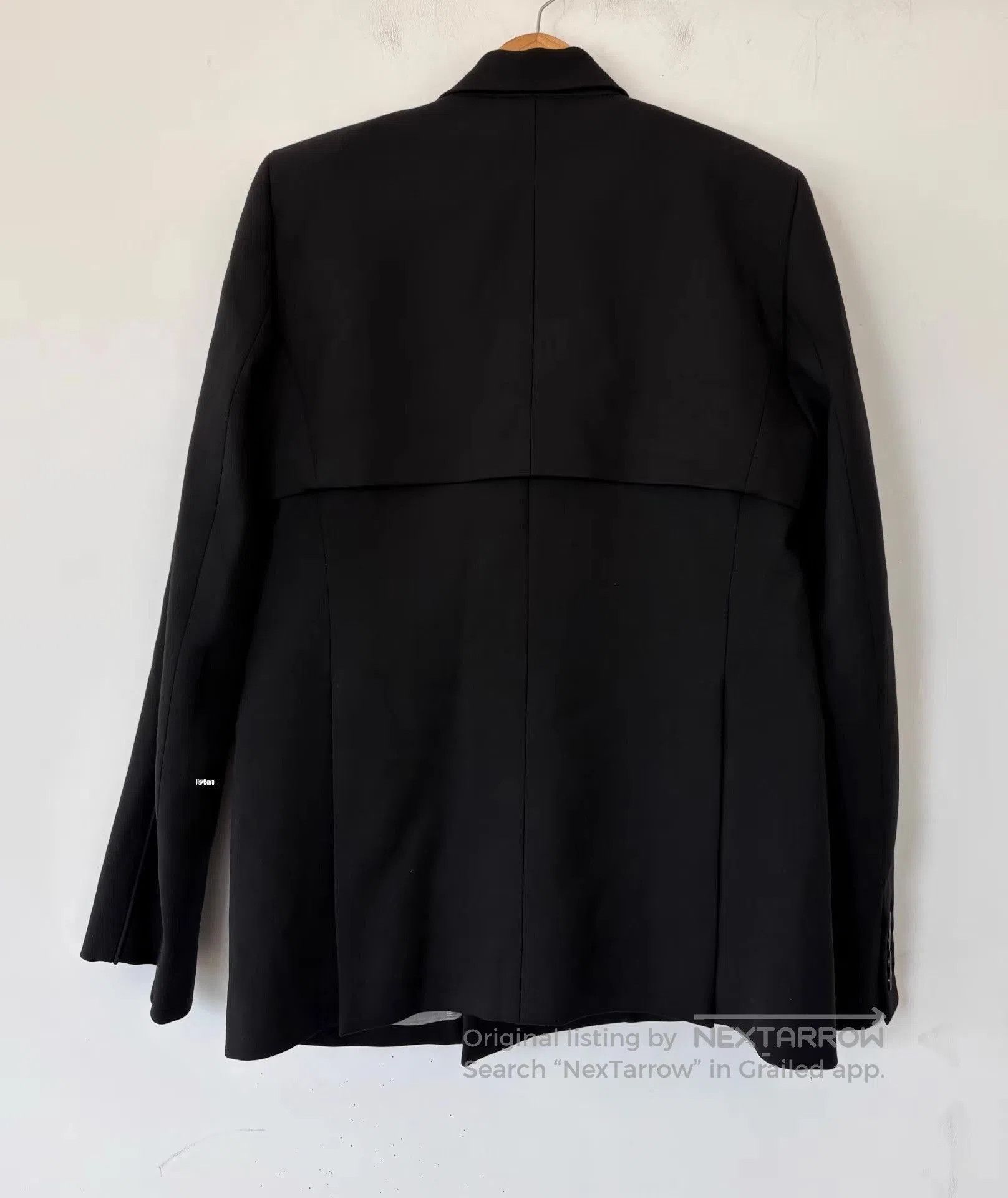 Vetements Black Layered Collar Blazer. Size US M / EU 48-50 / 2 - 3 Thumbnail