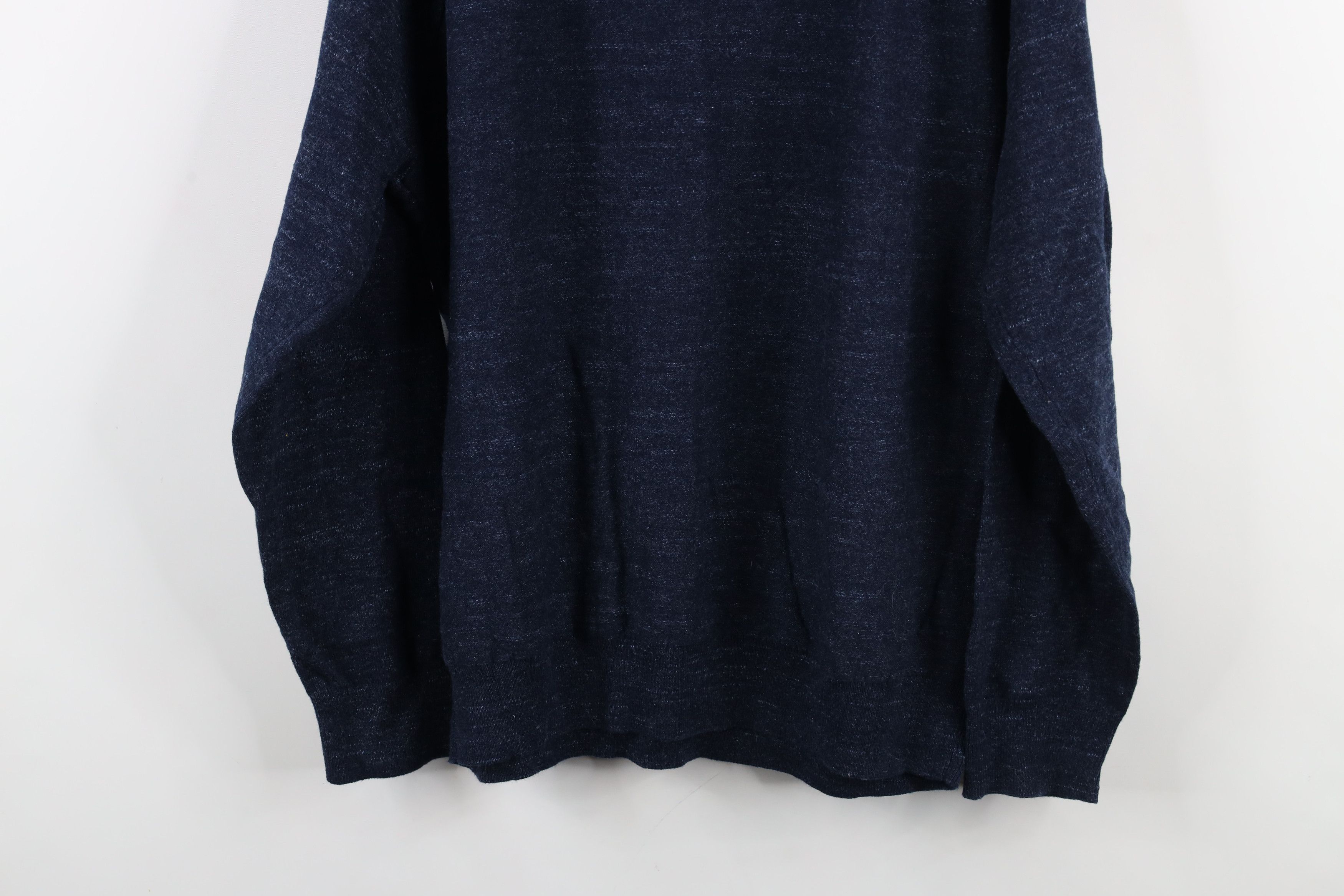 J.Crew × Vintage New J Crew Raglan Budded Cotton Knit Crewneck Sweater Blue Size US XL / EU 56 / 4 - 9 Thumbnail