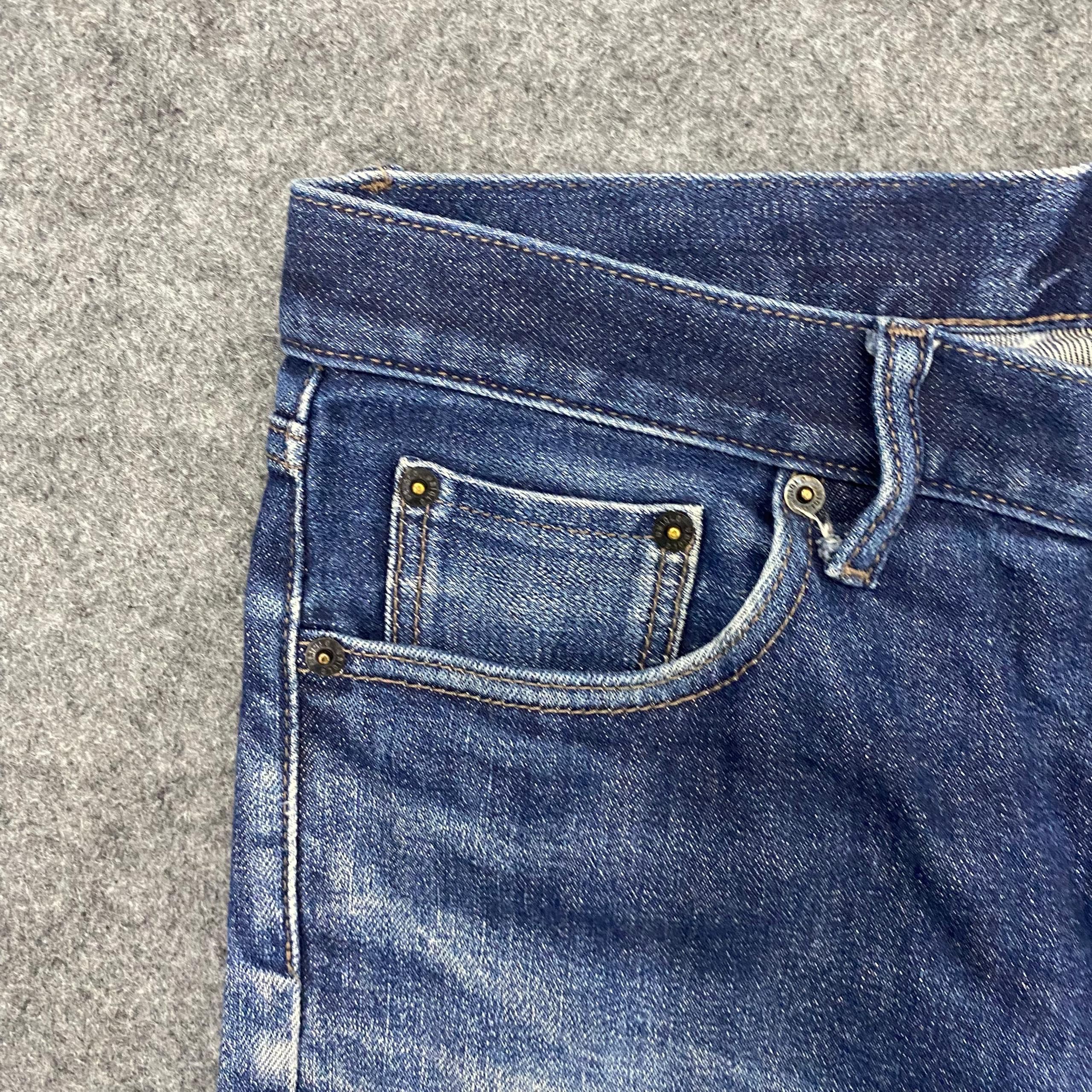 Japanese Brand 💥Best Offer💥Vintage Uniqlo Slim Fit Denim Size US 32 / EU 48 - 9 Thumbnail