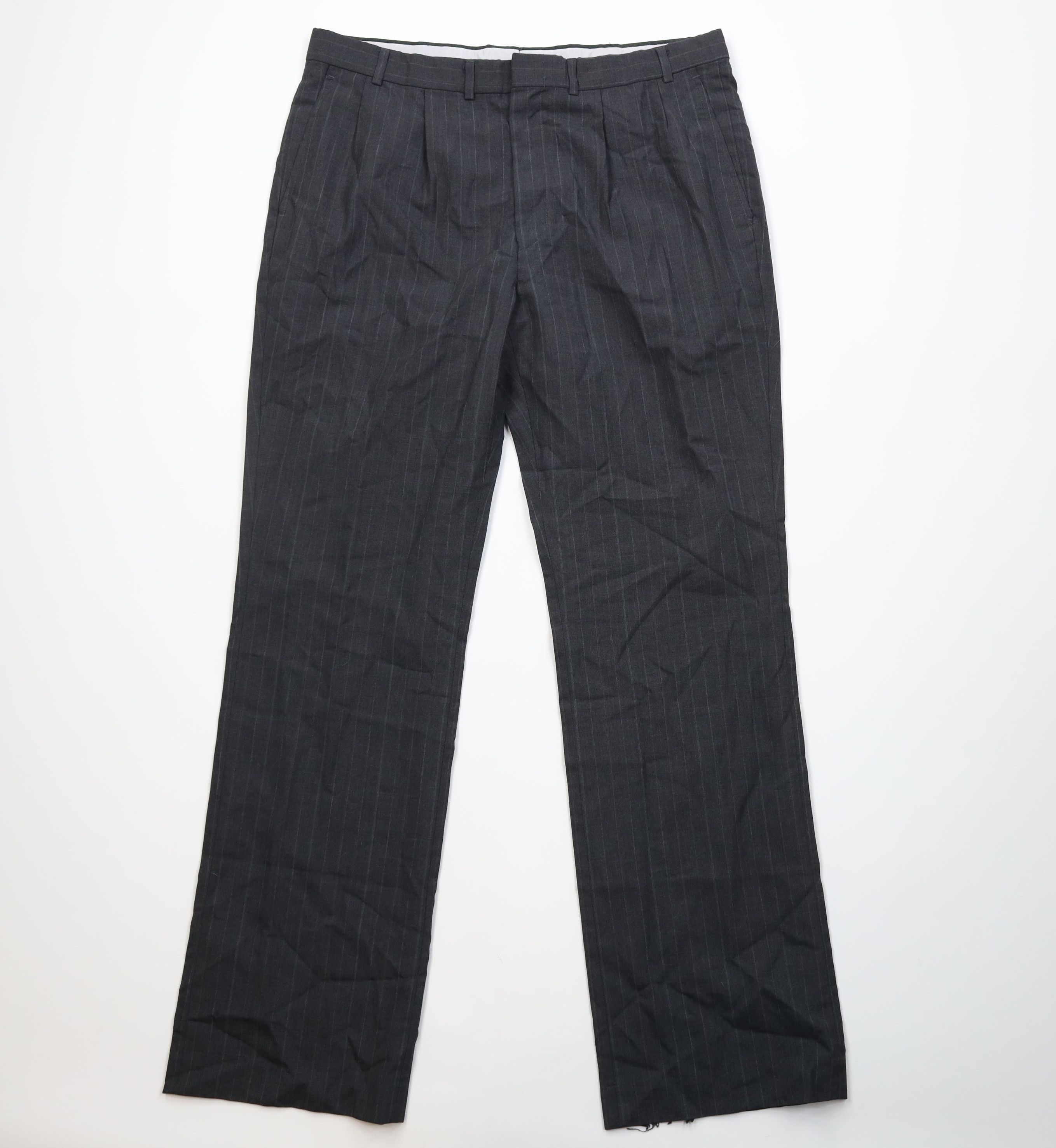 Vintage Vintage 70s Streetwear Pinstriped Wide Leg Chino Pants USA Size US 36 / EU 52 - 1 Thumbnail