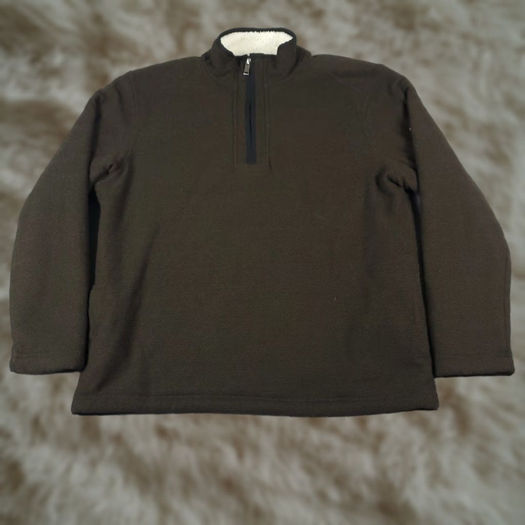 Orvis Orvis Sweater Mens Large Brown Sherpa Fleece 1/4 Zip Pullover Sweatshirt Mens L Brown Fleece 1/4 Zip Orvis Sweater Pullover Size US L / EU 52-54 / 3 - 1 Thumbnail