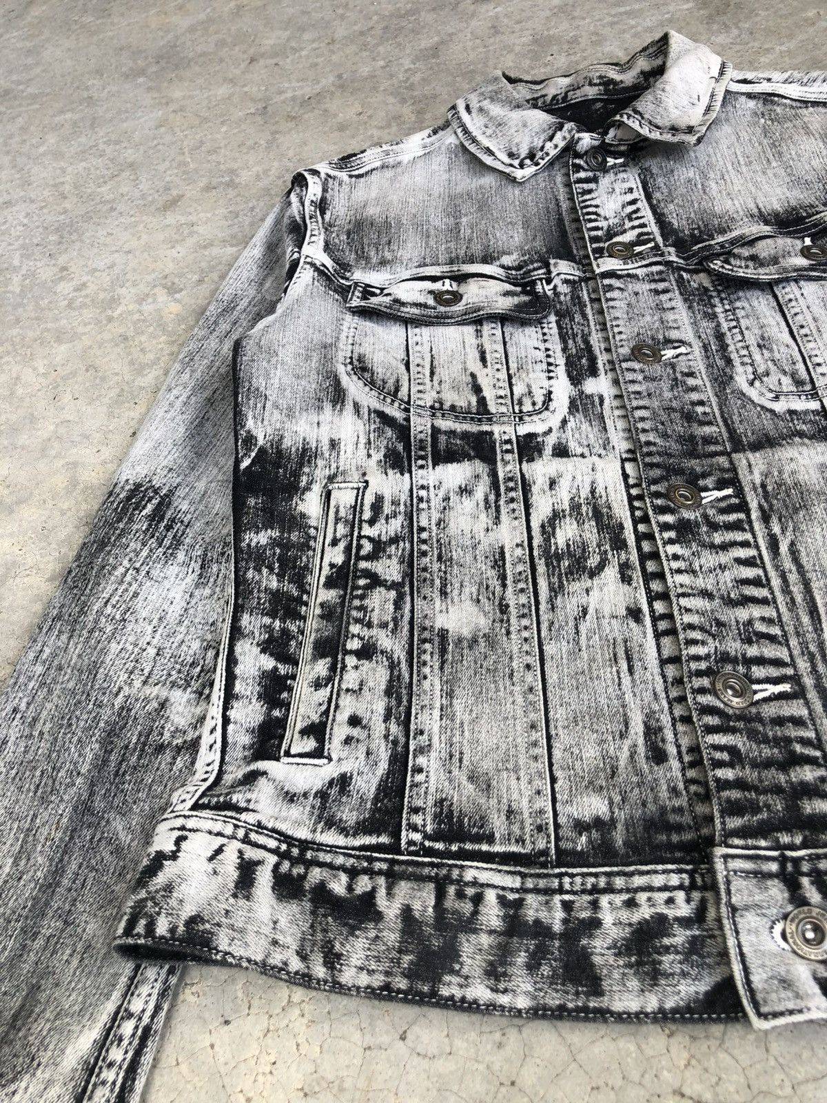 semanticdesign Semantic Design Denim Jacket Distressed Denim Size US M / EU 48-50 / 2 - 9 Thumbnail