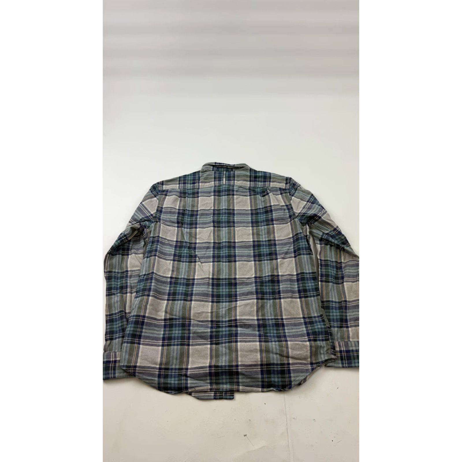 Banana Republic Banana Republic Shirt Mens M Blue Plaid Luxe Flannel Button-Down Casual Size US M / EU 48-50 / 2 - 6 Thumbnail