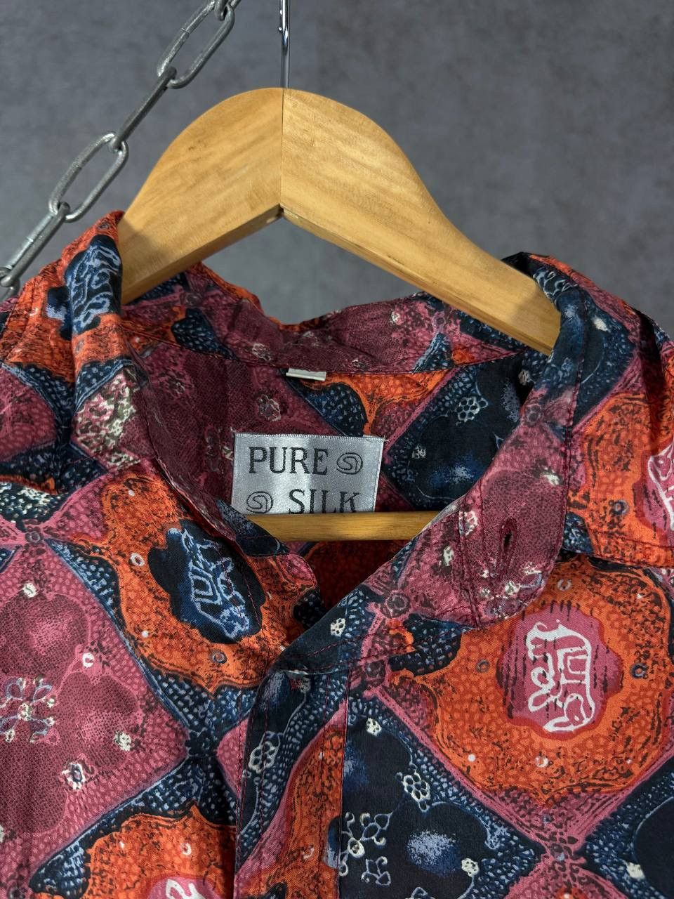 Vintage Art crazy vintage silk shirt Size US L / EU 52-54 / 3 - 4 Thumbnail