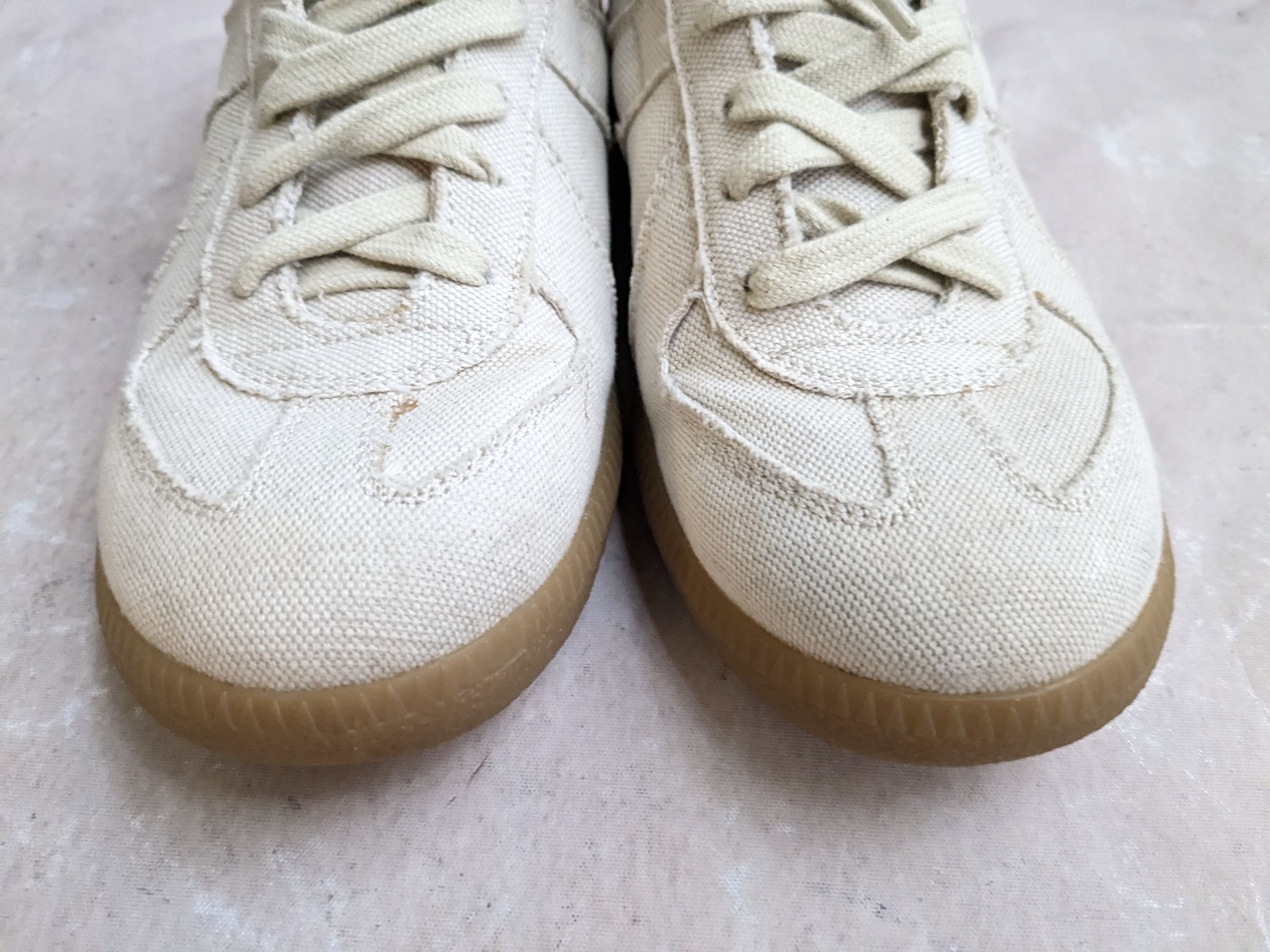 Jewelry Maison Margiela Replica GAT Beige Canvas Low 37 7 Size US 7 / IT 37 - 5 Thumbnail