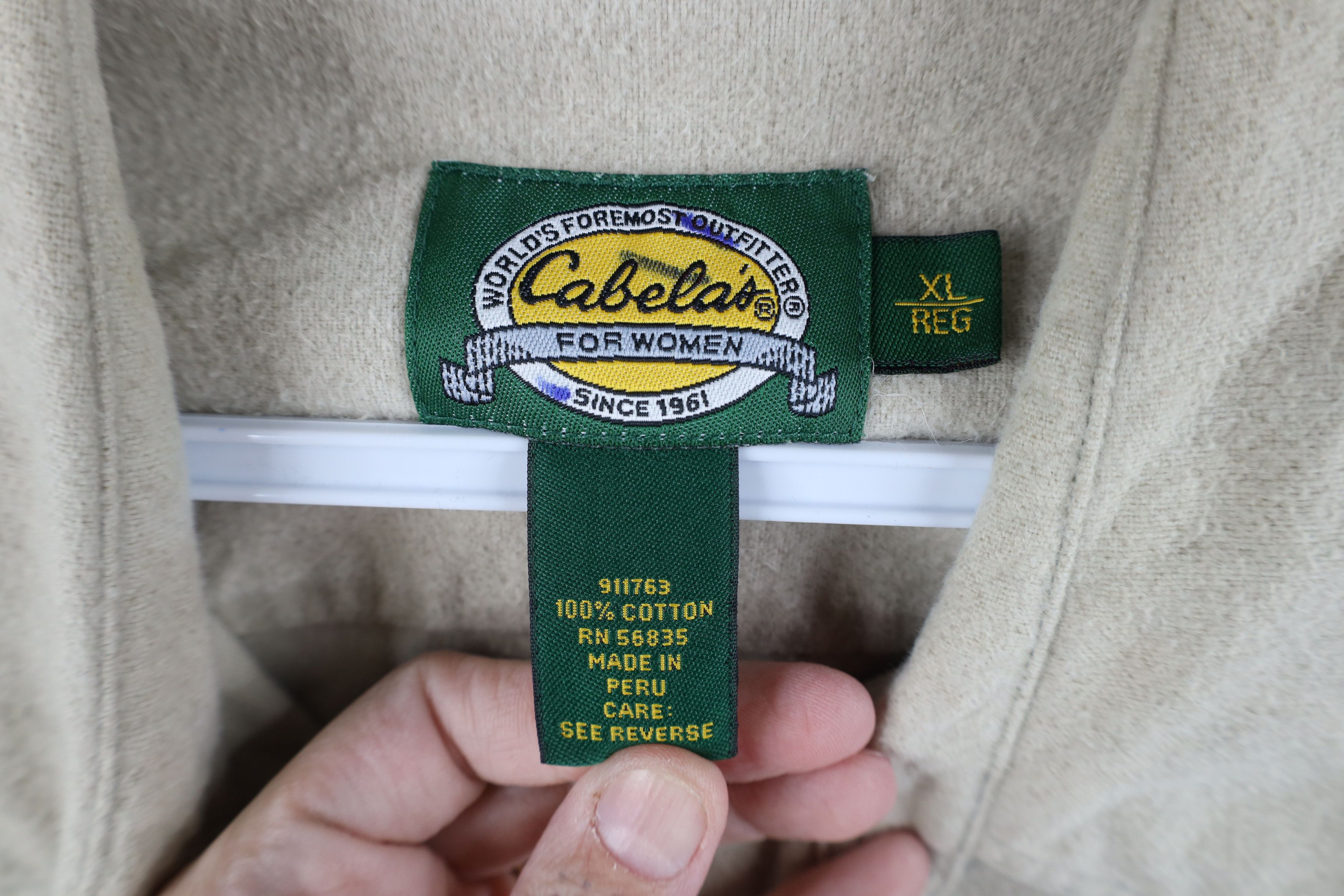 Cabelas Vintage 90s Cabelas Cloth Bear Southwestern Button Shirt Size XL / US 12-14 / IT 48-50 - 7 Thumbnail