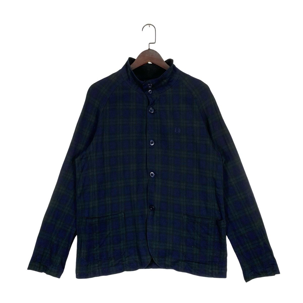 Fred Perry Fred Perry Tartan Check Button Up Jacket Size US XL / EU 56 / 4 - 1 Thumbnail