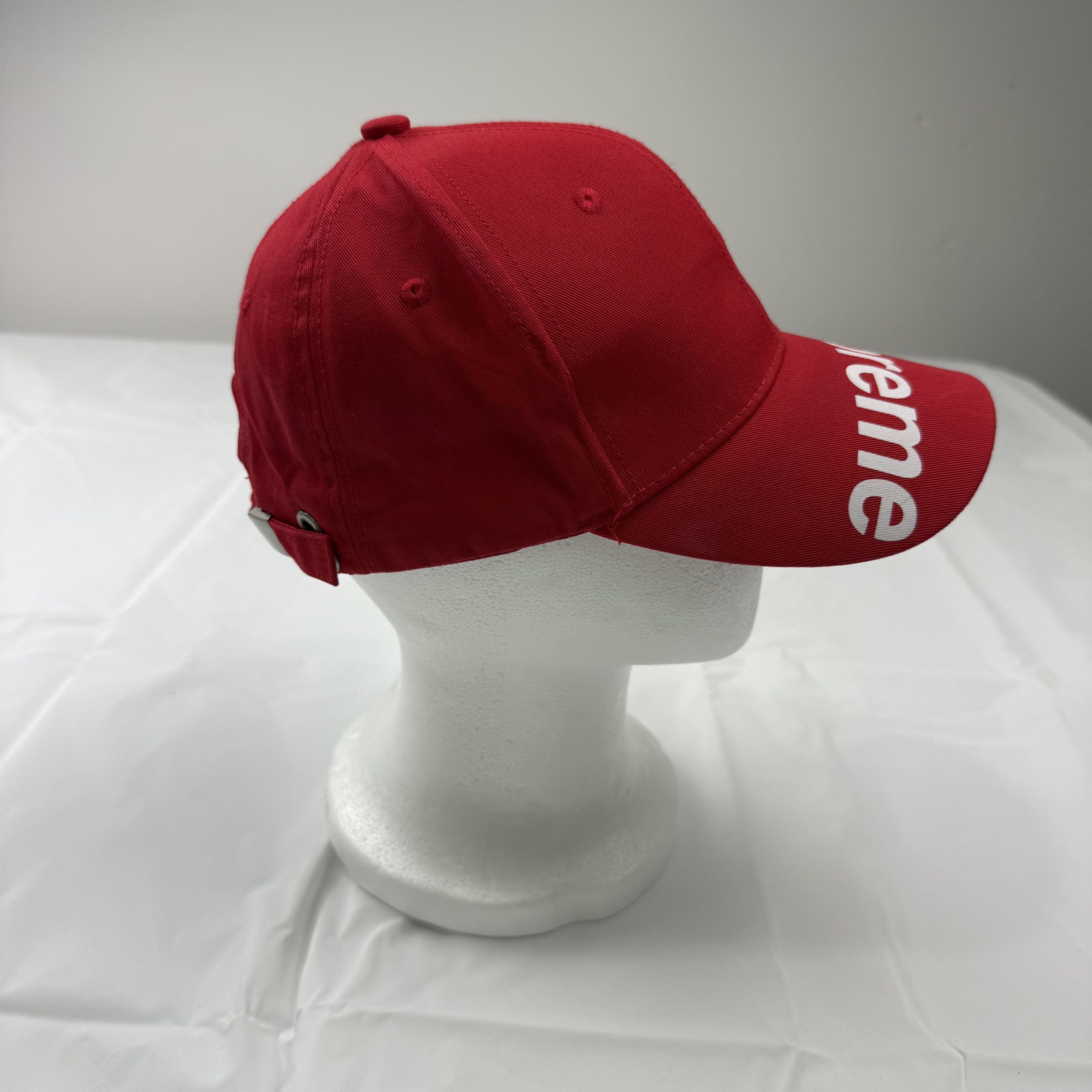 Supreme Supreme Red Baseball Cap Hat Box Adjustable Strapback Mens Size ONE SIZE - 2 Thumbnail