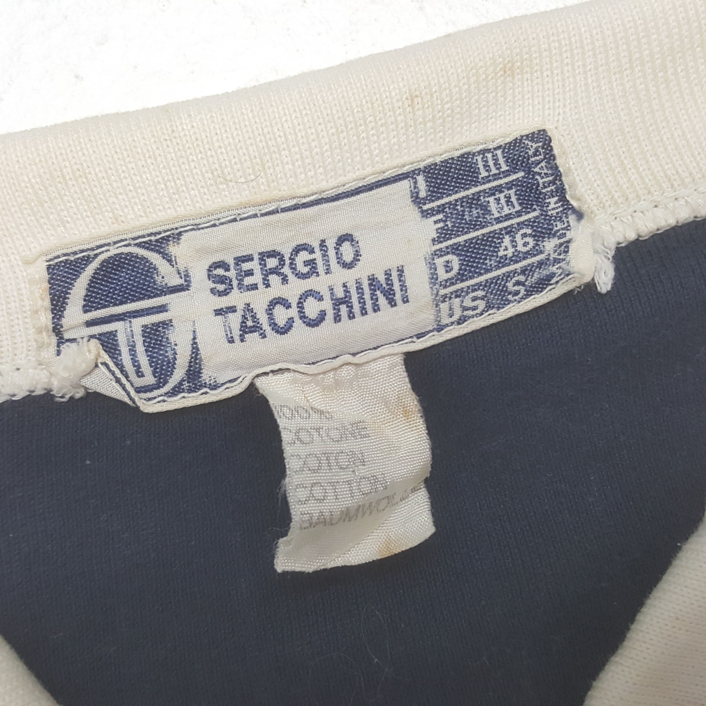 Sergio Tacchini Vintage Sergio Tacchini 90's Tennis Polo Shirt C319N63 Size US S / EU 44-46 / 1 - 5 Thumbnail