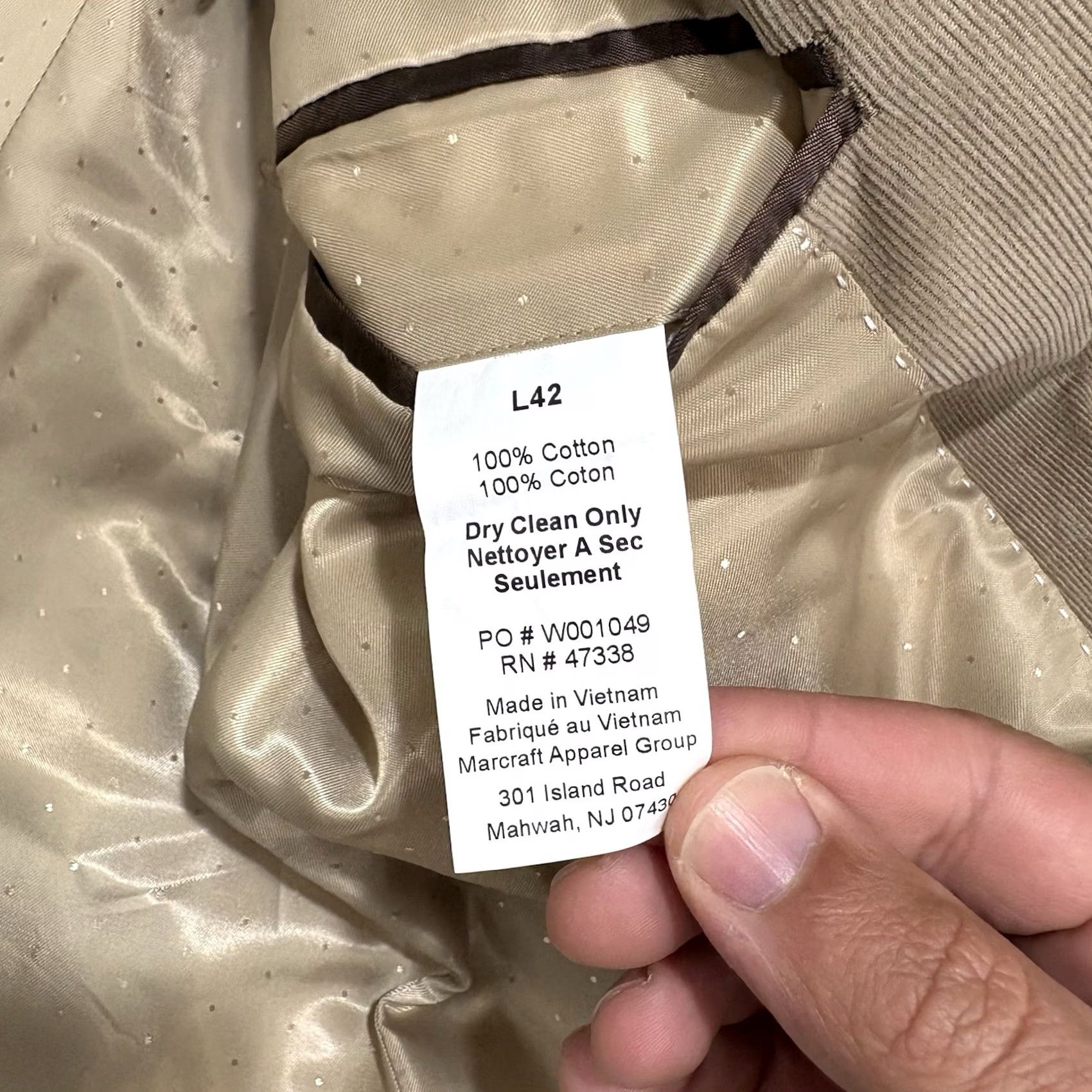Tommy Hilfiger Tommy Hilfiger Sport Coat Jacket Corduroy Brown 42 L42 Suede Elbow Patches Four-Button Double-Vented Men Regular Cardigan? Size US XS / EU 42 / 0 - 5 Thumbnail