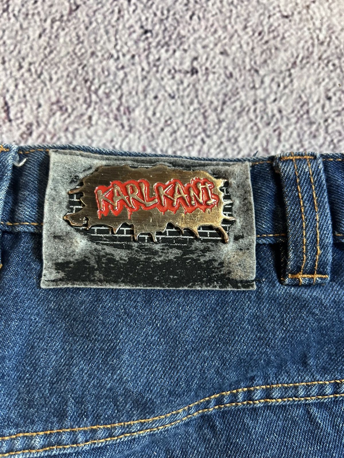 Vintage Karl Kani Vintage Very Rare Baggy Shorts Y2K Hip-Hop Sk8 Size US 28 / EU 44 - 11 Thumbnail