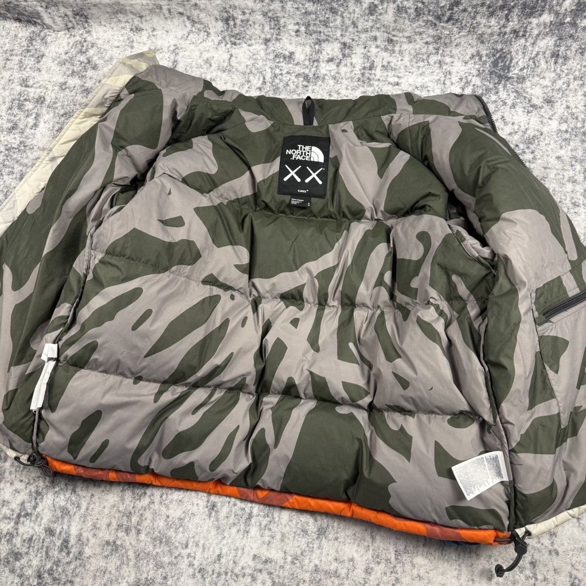 Kaws × The North Face The North Face x KAWS Retro Nuptse Jacket 'Moonlight Ivory' Size US XL / EU 56 / 4 - 6 Thumbnail