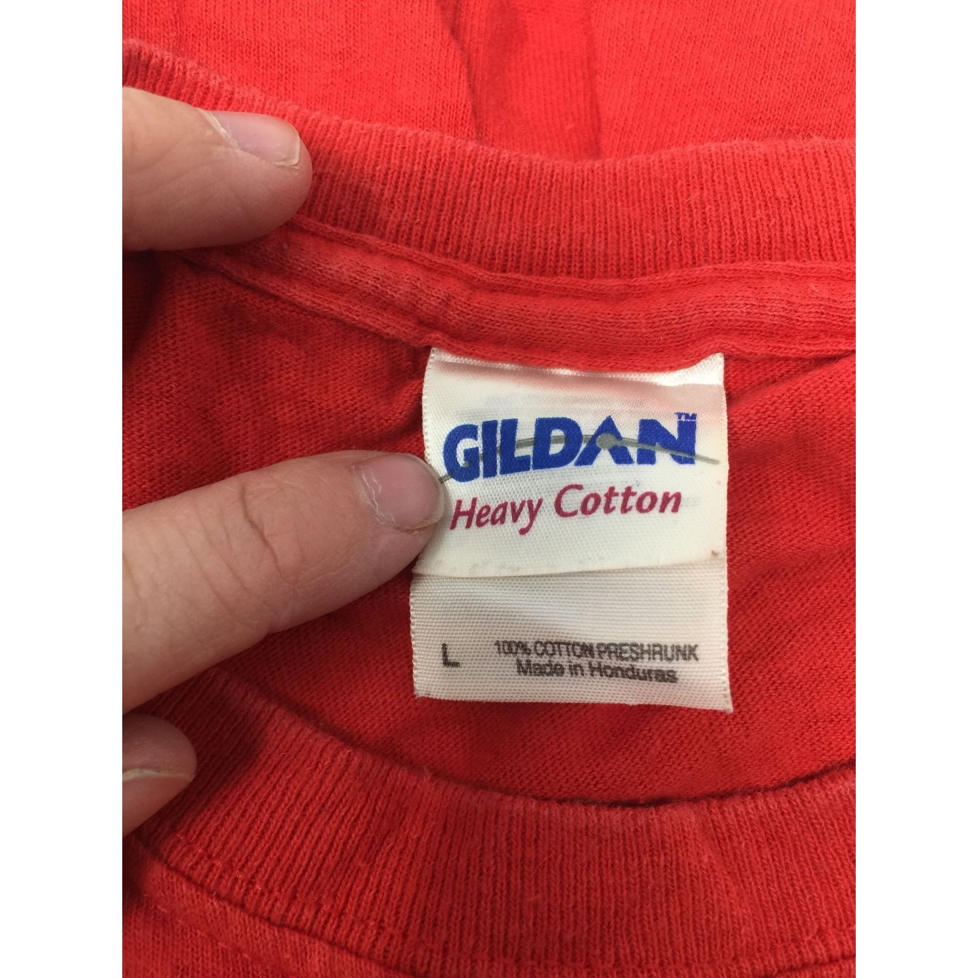 Gildan PEANUTS CHRISTMAS RED GILDAN TEE SHIRT SIZE LARGE Size L / US 10 / IT 46 - 5 Thumbnail