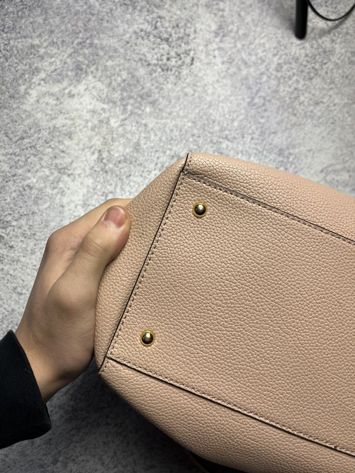 Polo Ralph Lauren LAUREN RALPH LAUREN MELLOW PINK LEATHER MEDIUM GRAB BAG Size ONE SIZE - 22 Thumbnail