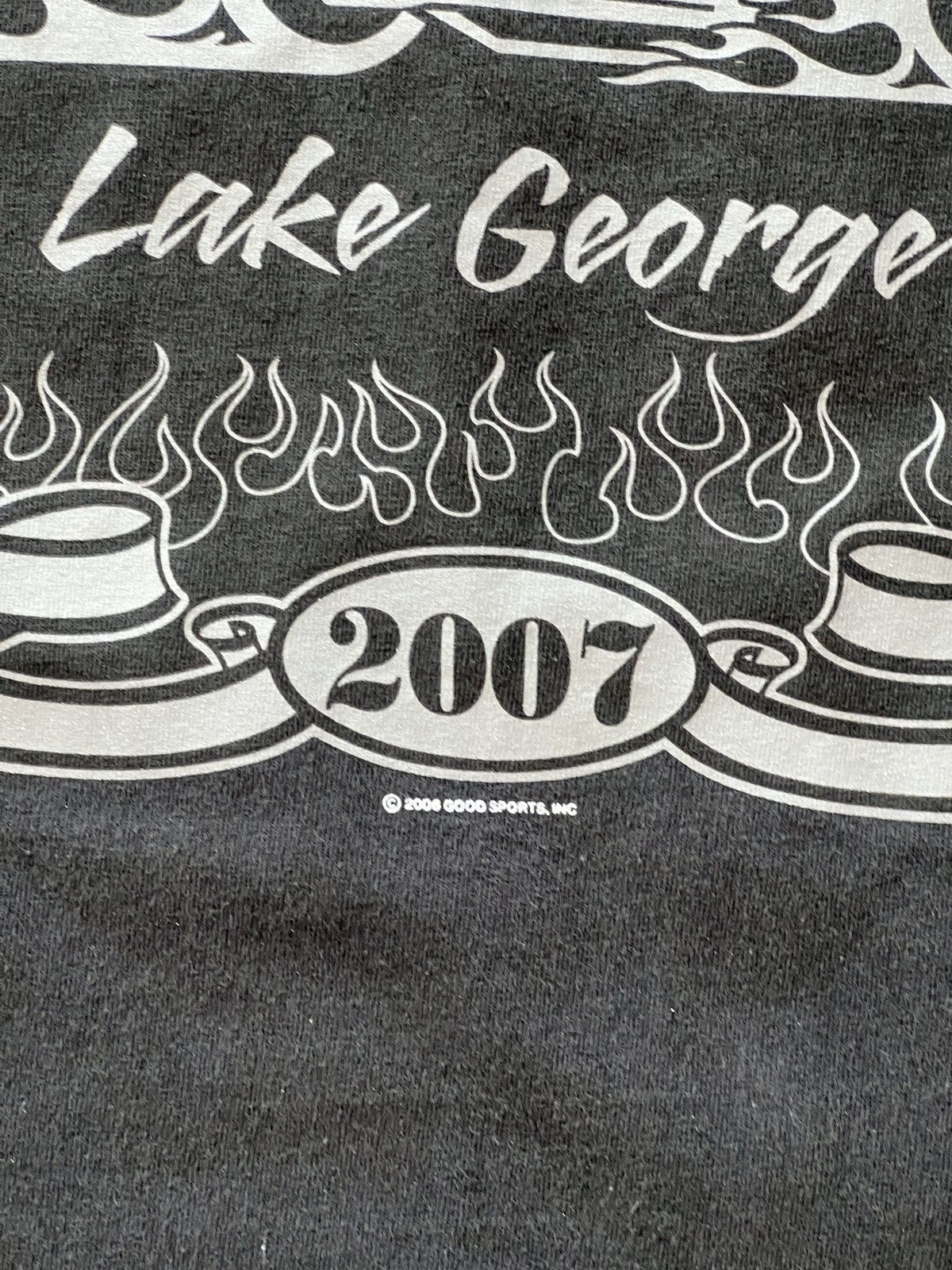 Harley Davidson × Vintage Vintage 2007 Y2K Americade Lake George Motorcycle Tee Large Size US L / EU 52-54 / 3 - 6 Thumbnail