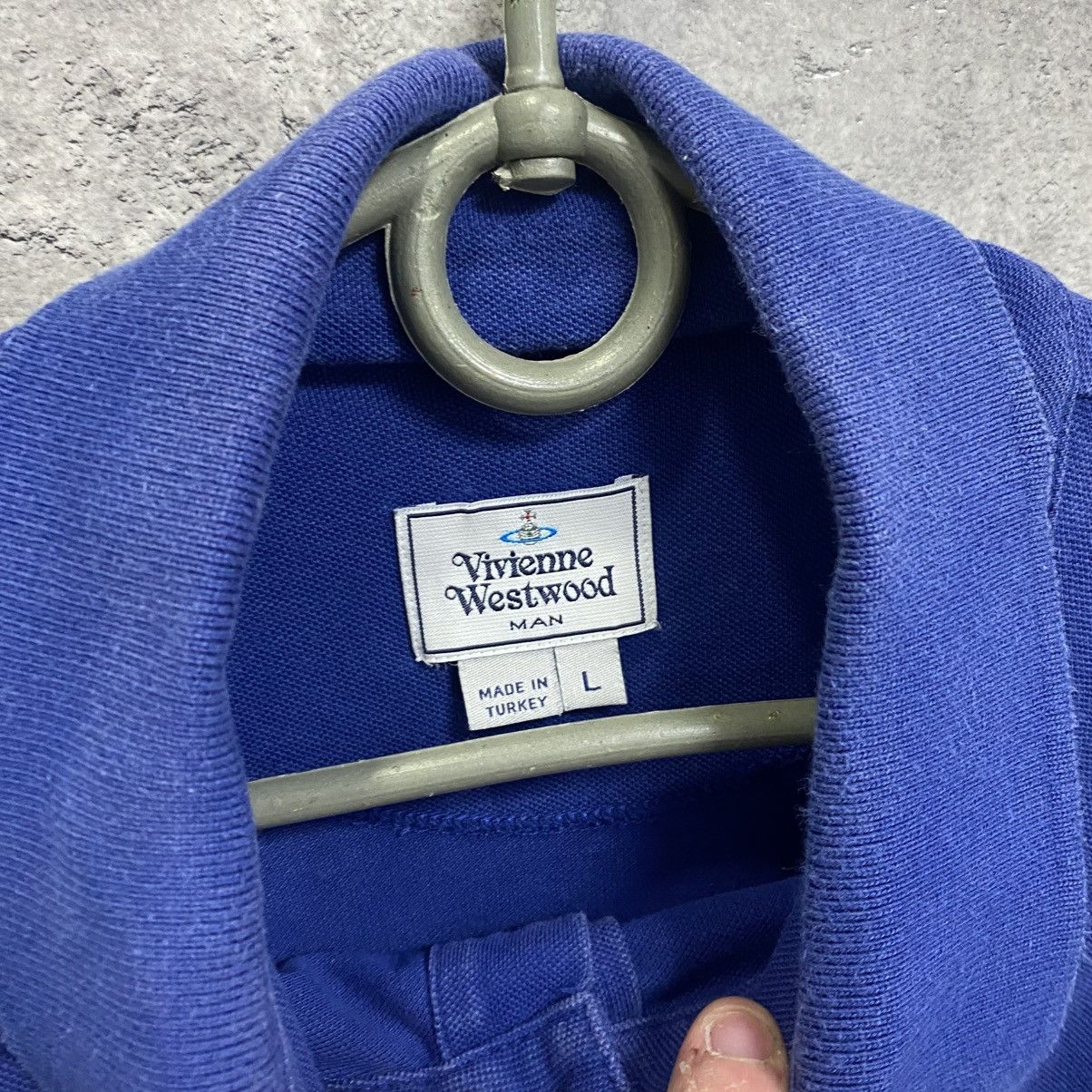 Vivienne Westwood VINTAGE VIVIENNE WESTWOOD POLO LONG SLEEVE BLUE Size US L / EU 52-54 / 3 - 5 Thumbnail