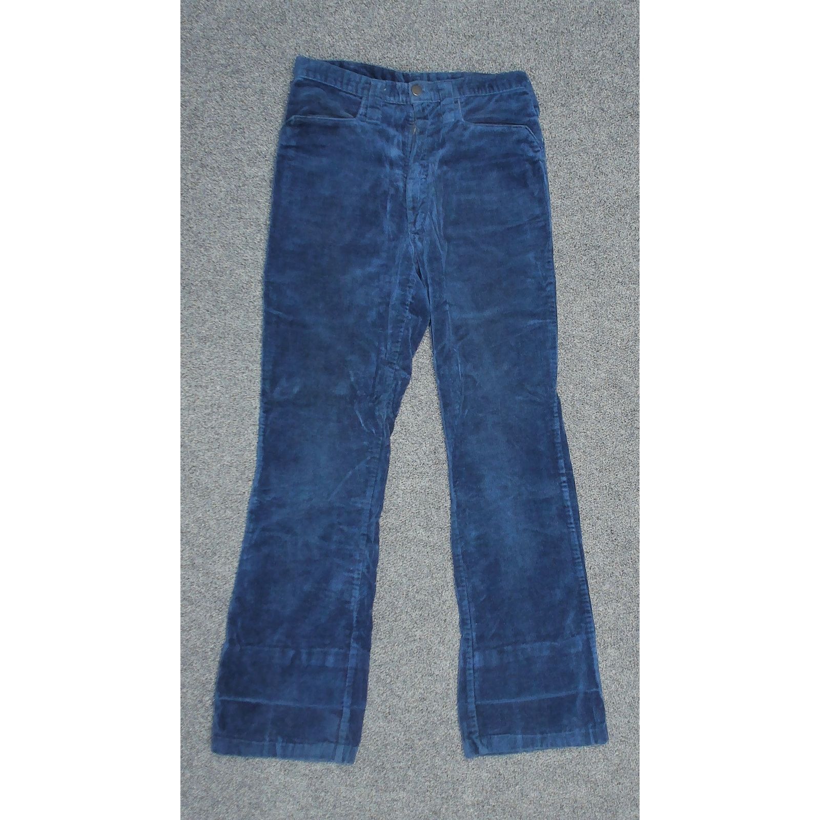 Vintage Vintage Archival 70s Scovill Zip Navy Corduroy Pants 28x31 Size US 28 / EU 44 - 3 Thumbnail