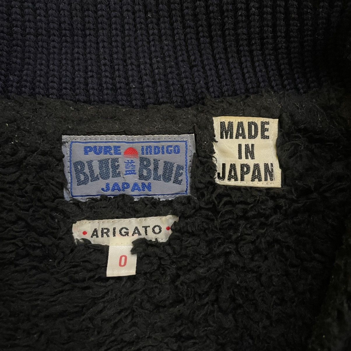 Blue Blue Japan 🇯🇵 VINTAGE BLUE BLUE JAPAN PURE INDIGO ARIGATO HEAVY JACKET Size US S / EU 44-46 / 1 - 14 Thumbnail