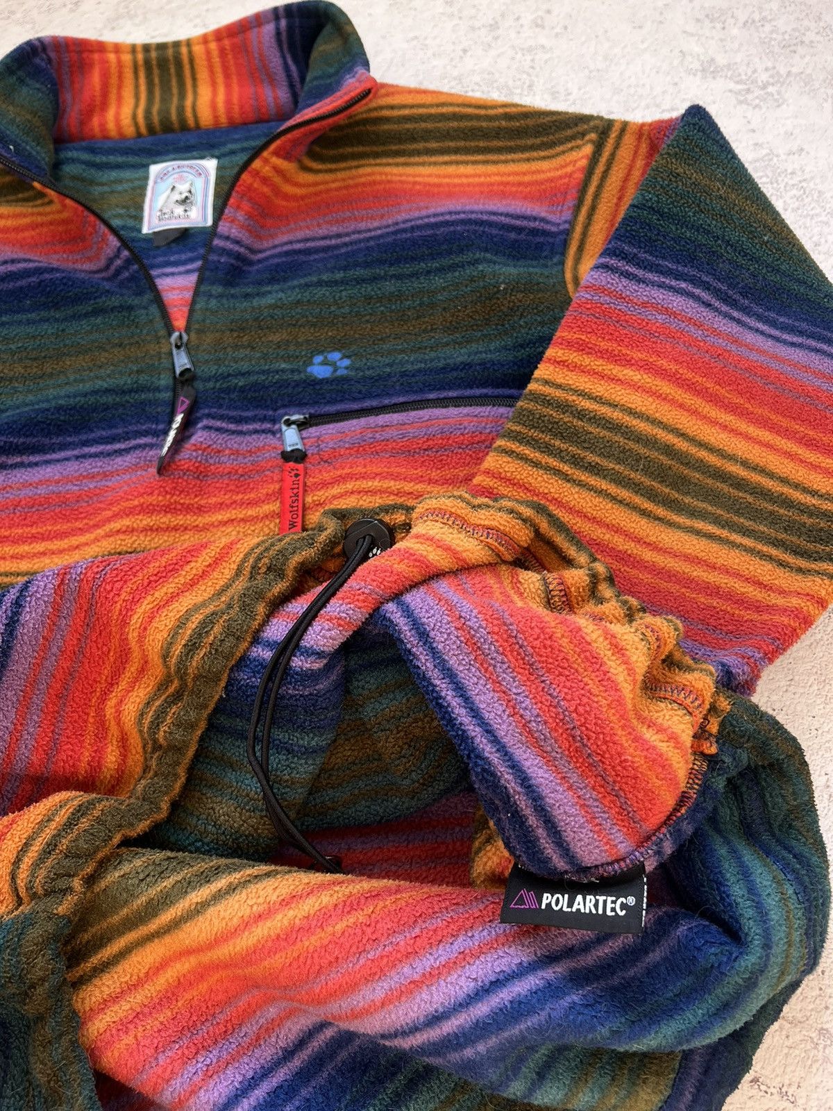 Jack Wolfskin × Vintage Vintage 90s Jack Wolfskin Polartec Fleece Jacket Oversize Size US M / EU 48-50 / 2 - 8 Thumbnail