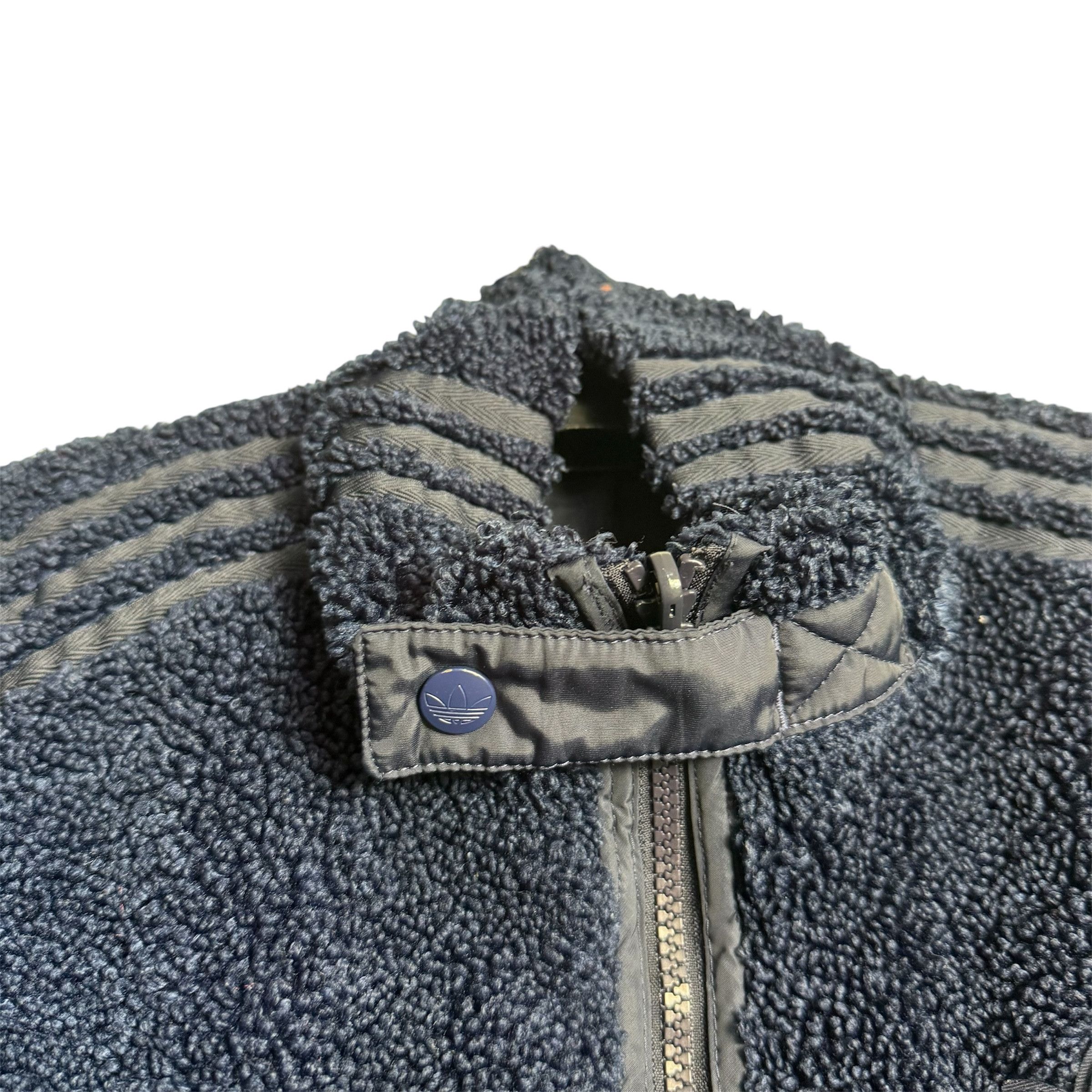 Adidas 🔥RARE🔥Vintage Adidas Reversible Long Boa Fleece Coat Size US S / EU 44-46 / 1 - 4 Thumbnail