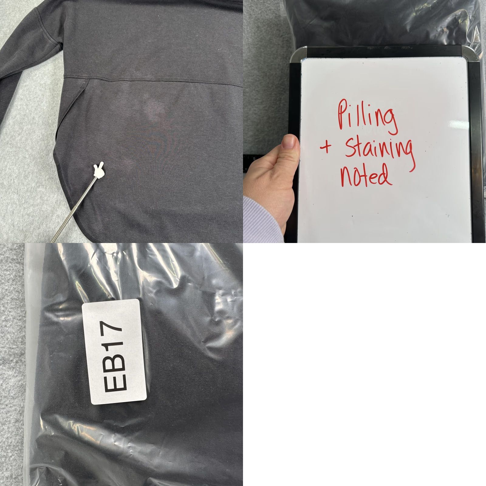 The North Face The North Face Sweatshirt Womens S/M Black Cowl Neck Fleece Pullover Pockets Size S / US 4 / IT 40 - 9 Thumbnail