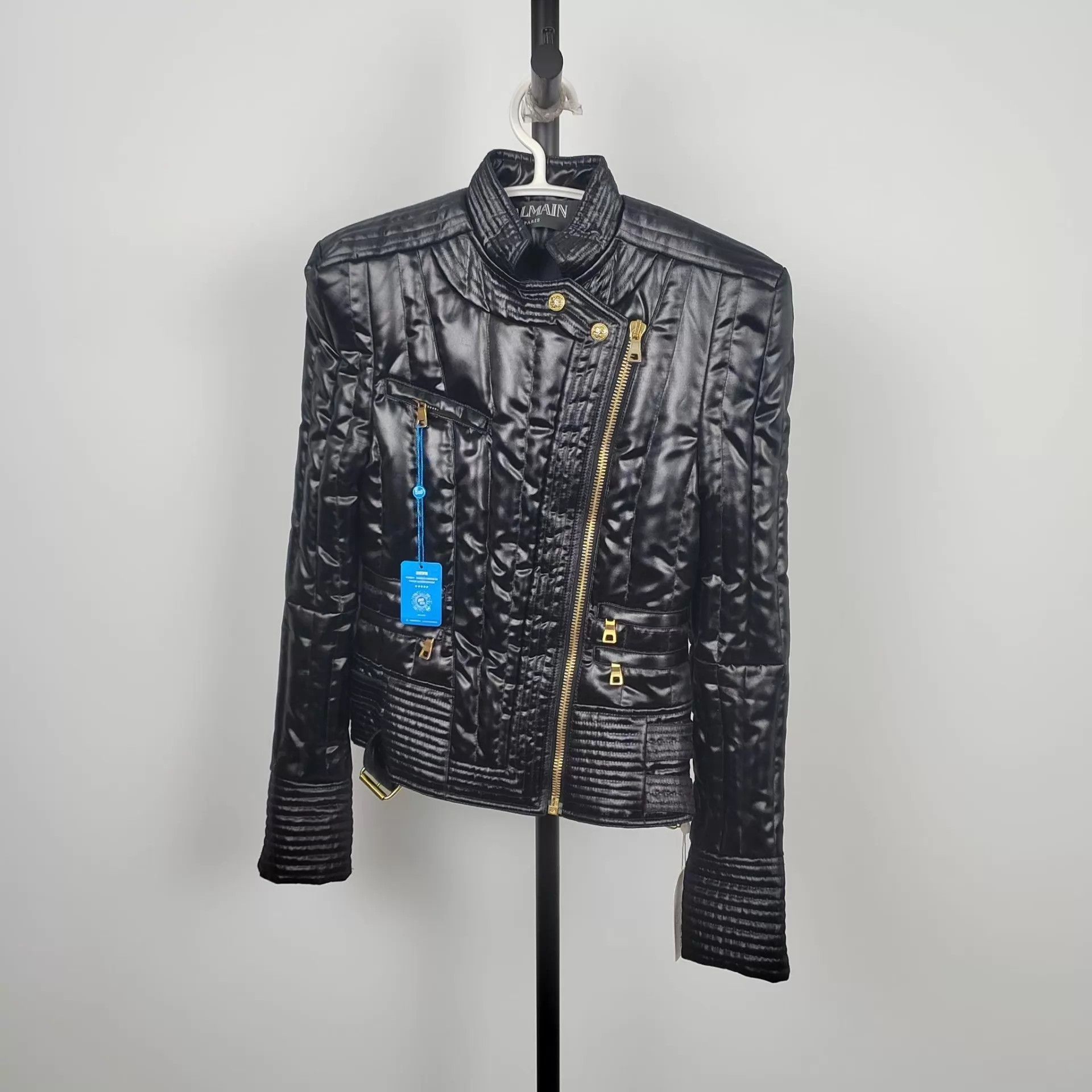 Balmain SS11 Safety Pin leather jacket | Grailed