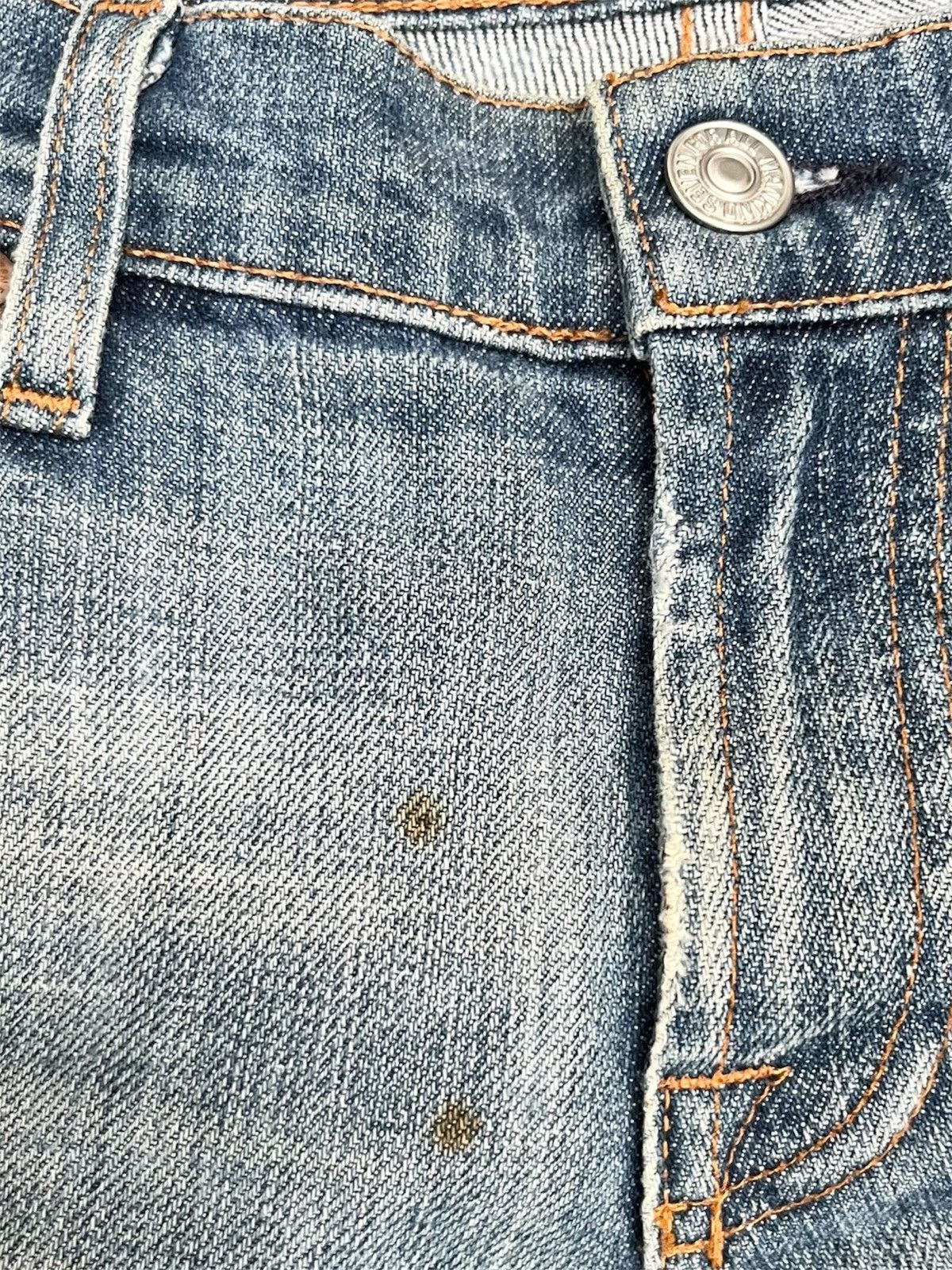 7 For All Mankind 7 For All Minkind Faded Washed Flare Jeans Size US 27 - 7 Thumbnail