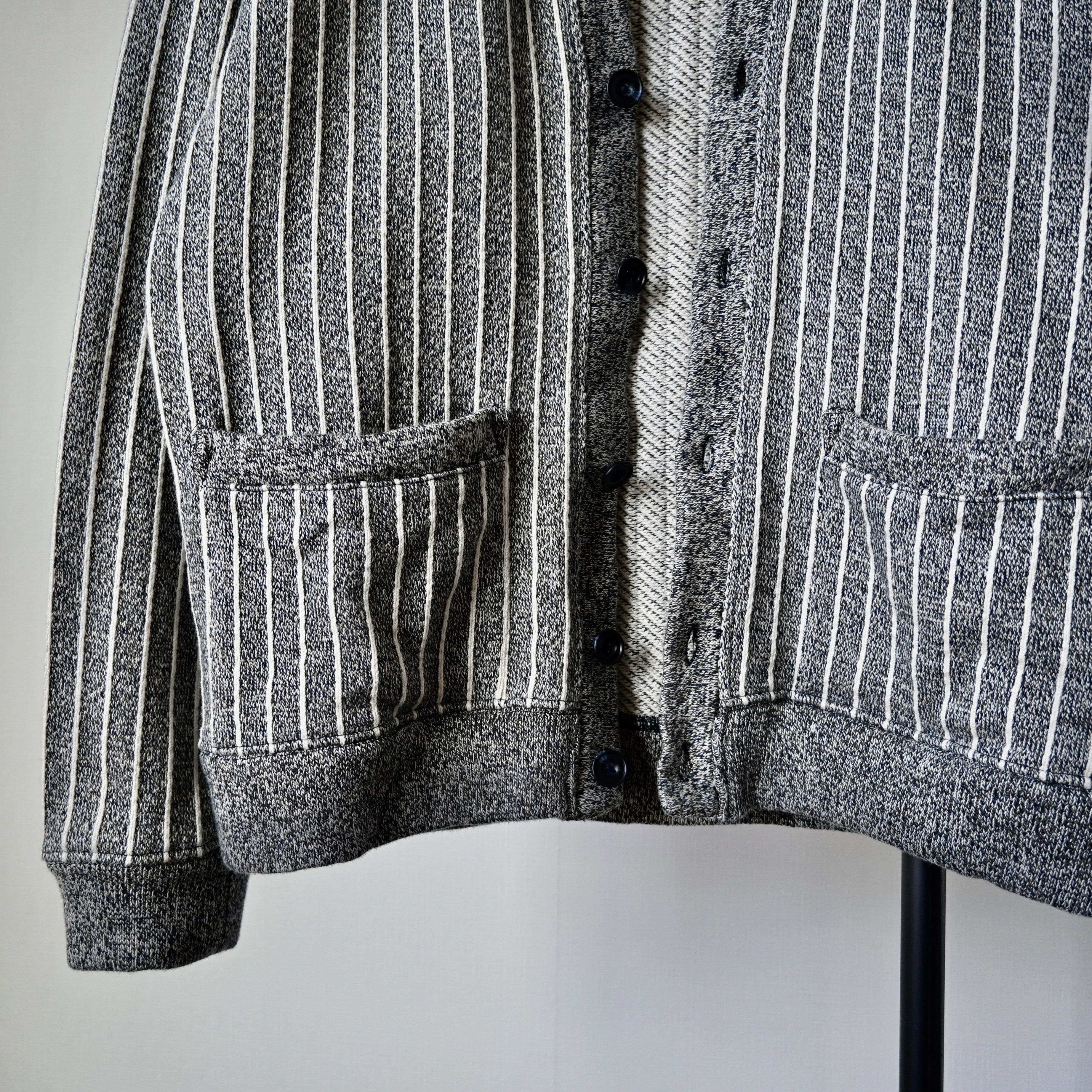 Beams Plus BEAMS Plus stiriped knit sweat cardigan, made in Japan Size US S / EU 44-46 / 1 - 7 Thumbnail