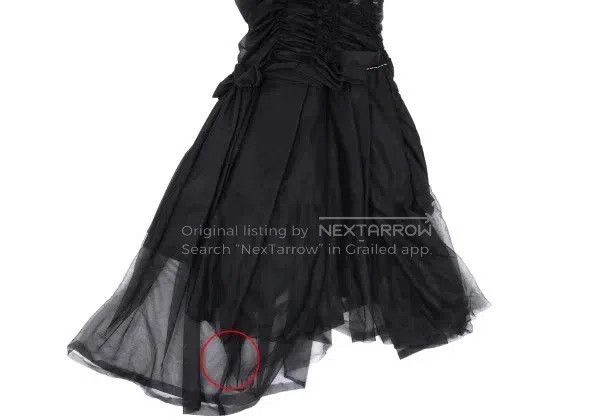 Comme des Garcons Comme Des Garcons Black vintage chiffon 3D design sense dr Size S / US 4 / IT 40 - 7 Thumbnail