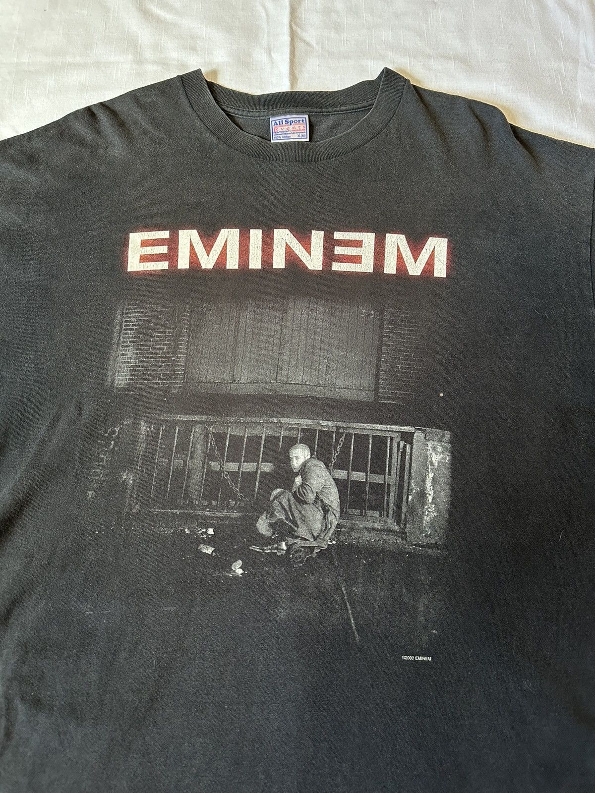 image of Vintage Eminem Shirt 2000 in Black, Men's (Size XL)