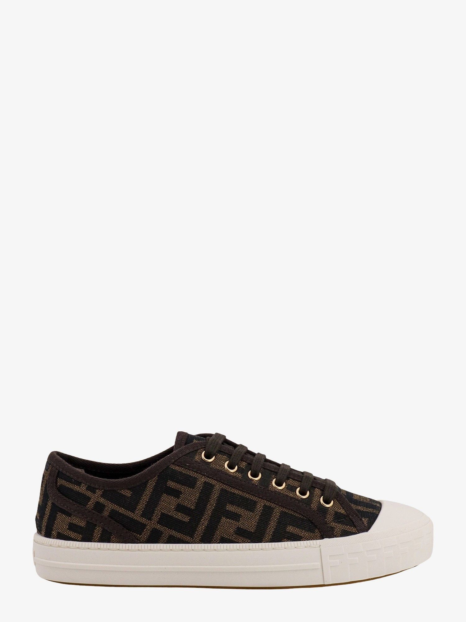 Fendi Domino Woman Brown Sneakers | Grailed