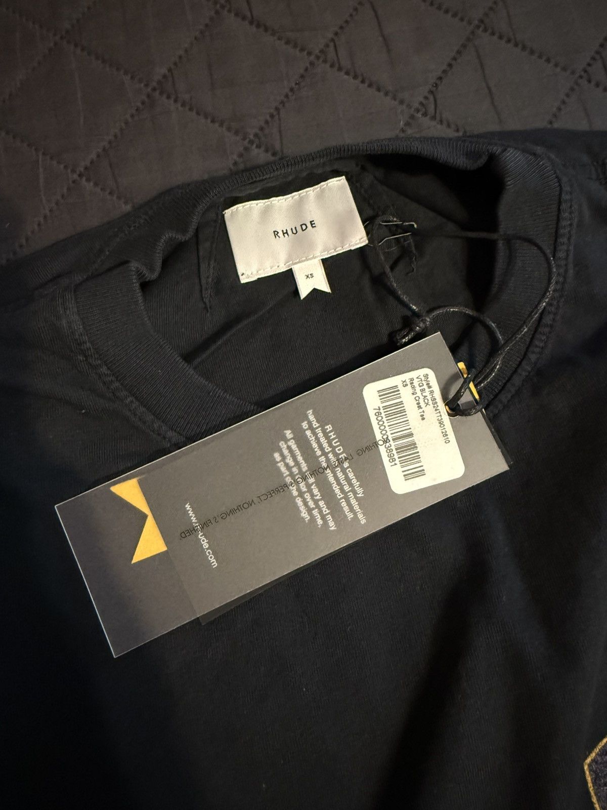 Rhude Rhude Racing Crest Tee VTG Black XS Size US XS / EU 42 / 0 - 5 Thumbnail