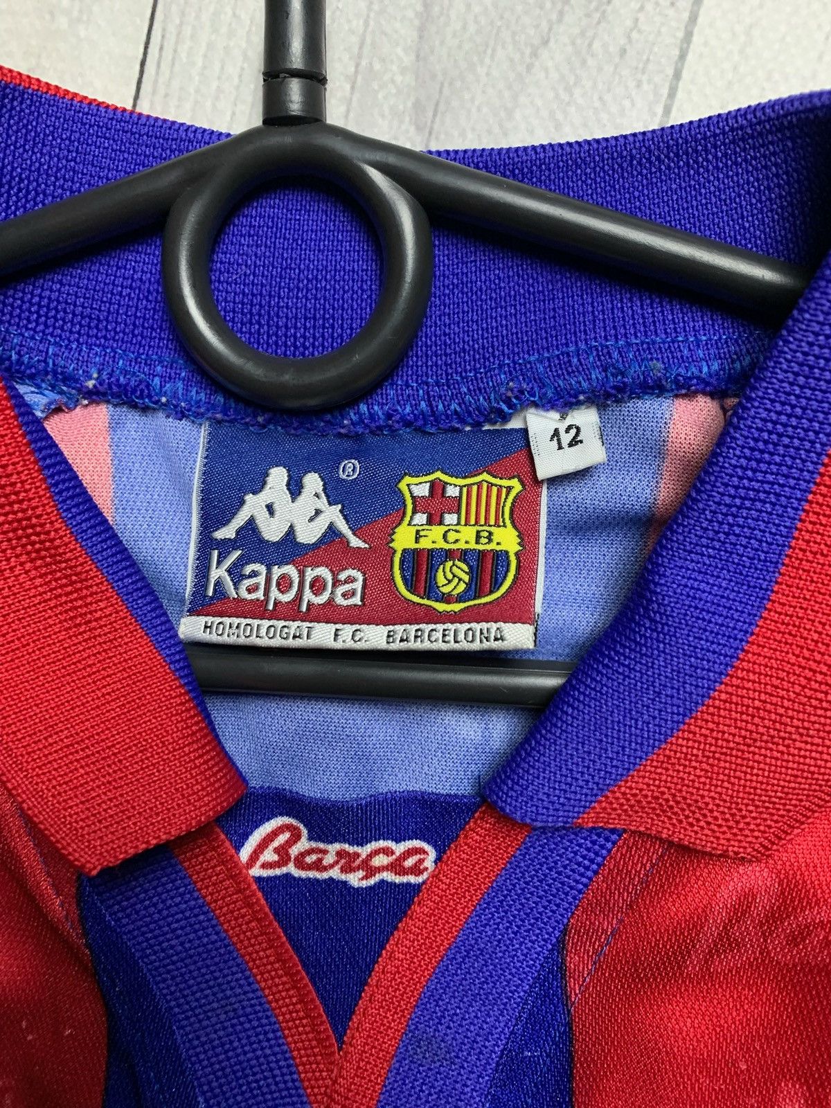 Kappa Vintage Kappa Barcelona soccer jersey + shorts rare XXS Size US XXS / EU 40 - 8 Thumbnail