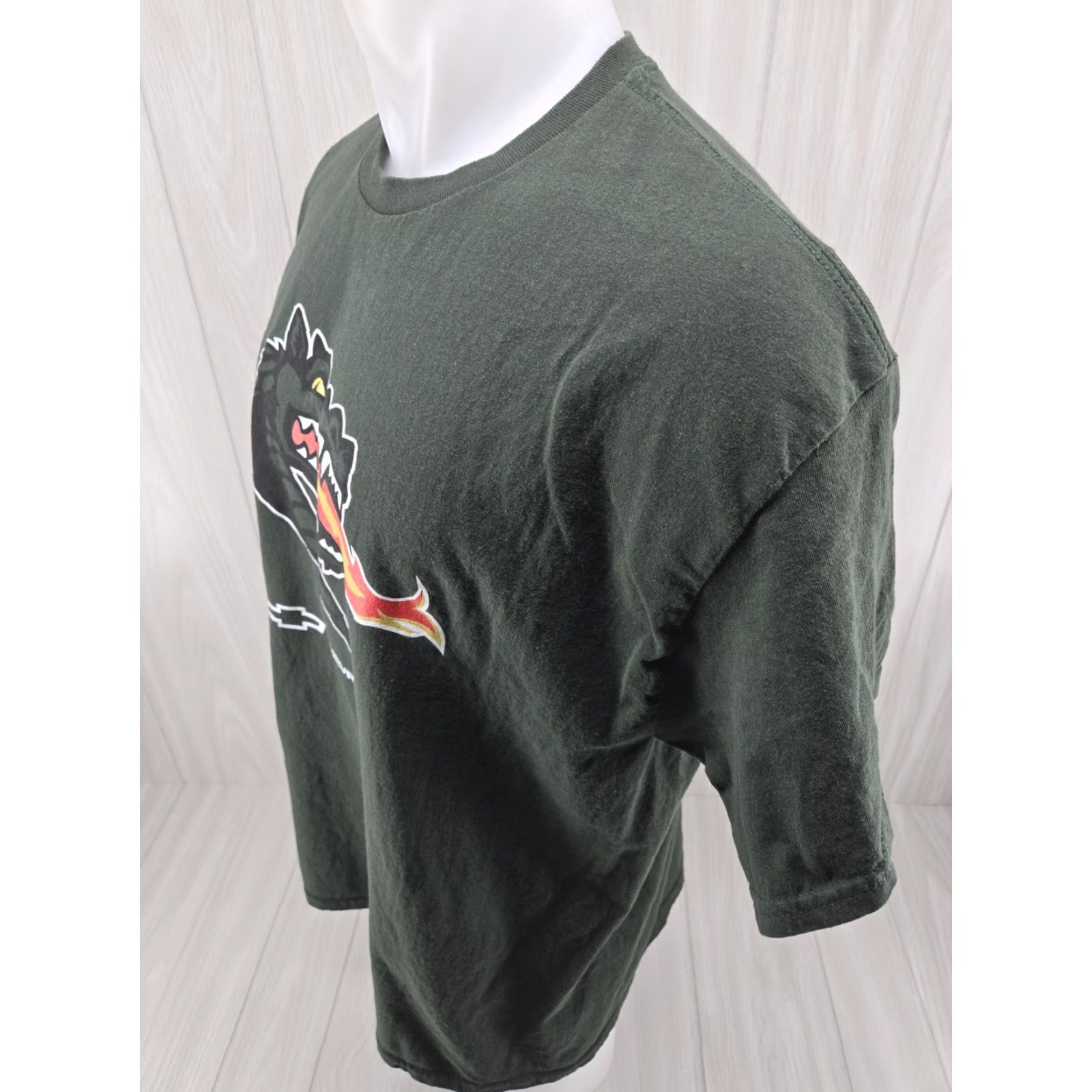 Gildan UAB Blazers Chevy Dealers Short Sleeve Shirt Men's XL STAINED Green Graphic Print T-Shirt Men XL Shir t Size US XL / EU 56 / 4 - 5 Thumbnail
