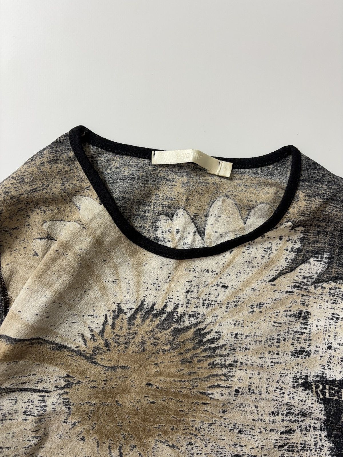 Vintage MESH RARE VINTAGE PRINTED LONG SLEEVE TOP ARCHIVE Size M / US 6-8 / IT 42-44 - 5 Thumbnail