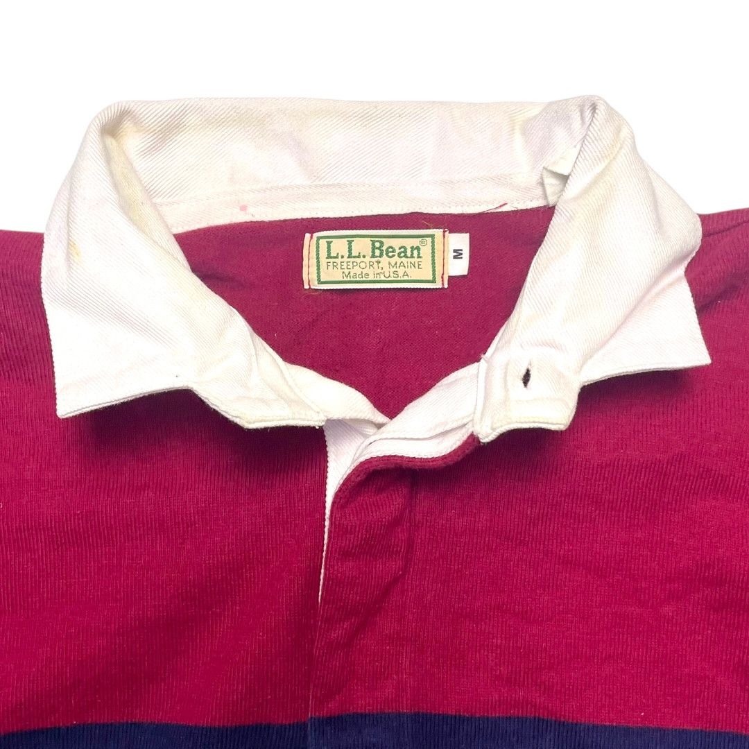L.L. Bean Vintage L.L. Bean Long Sleeve Rugby Polo Shirt Size US M / EU 48-50 / 2 - 3 Thumbnail